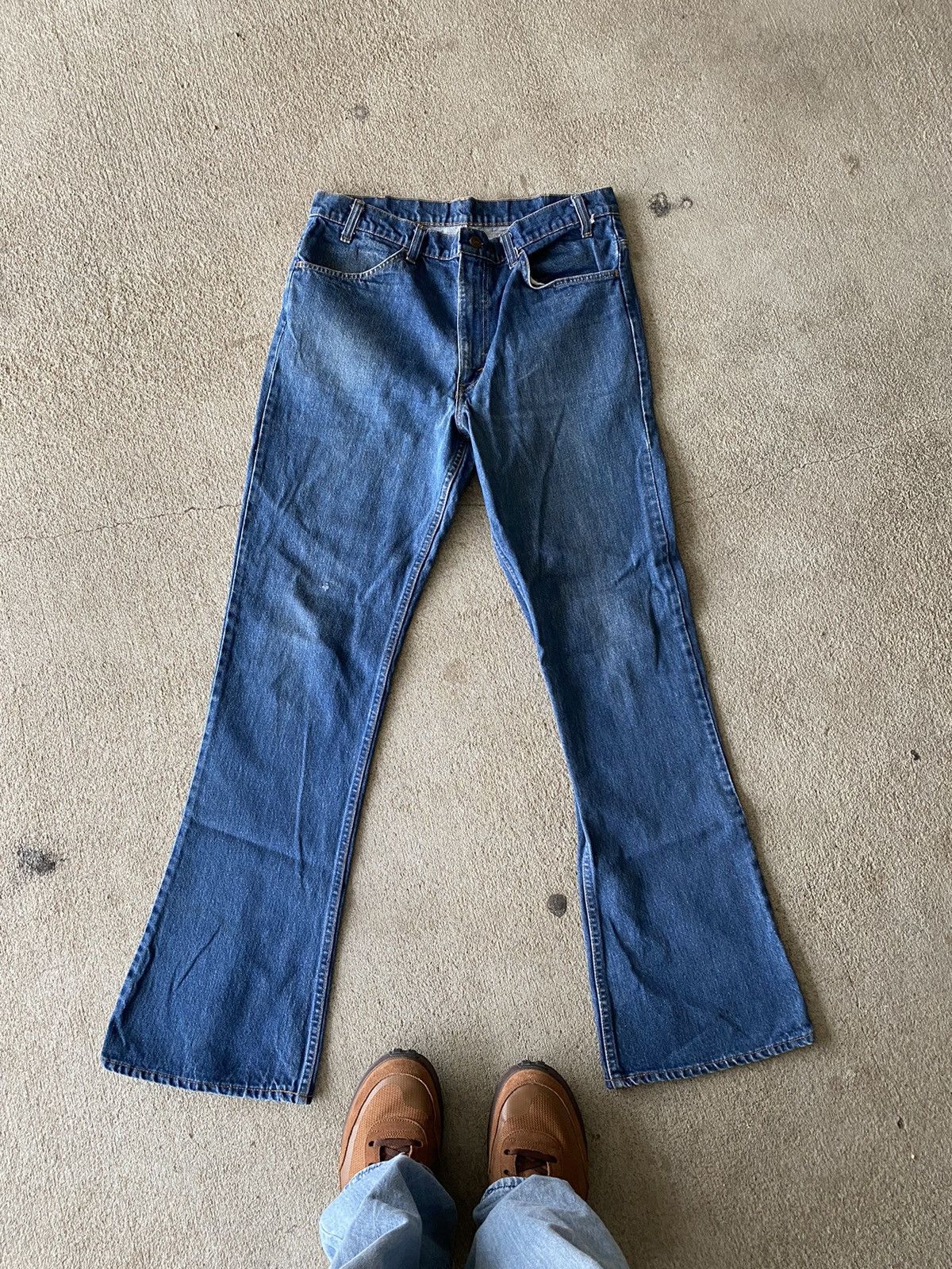 image of Levis x Levis Vintage Clothing Vintage Levi Flared Jeans in Blue, Men's (Size 34)