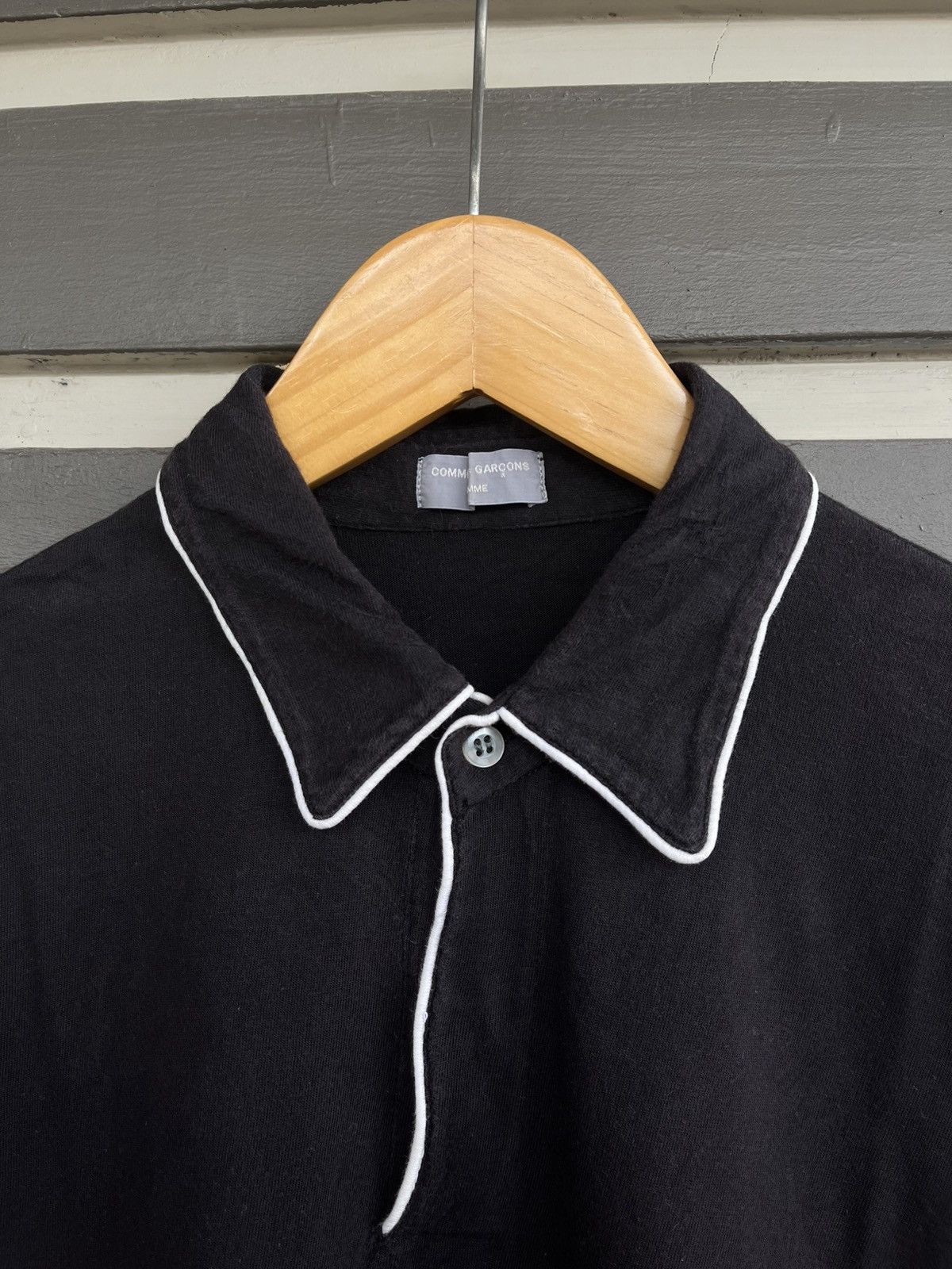 Comme des Garcons AD1989 CDG homme contrast line shirt Size US M / EU 48-50 / 2 - 4 Thumbnail