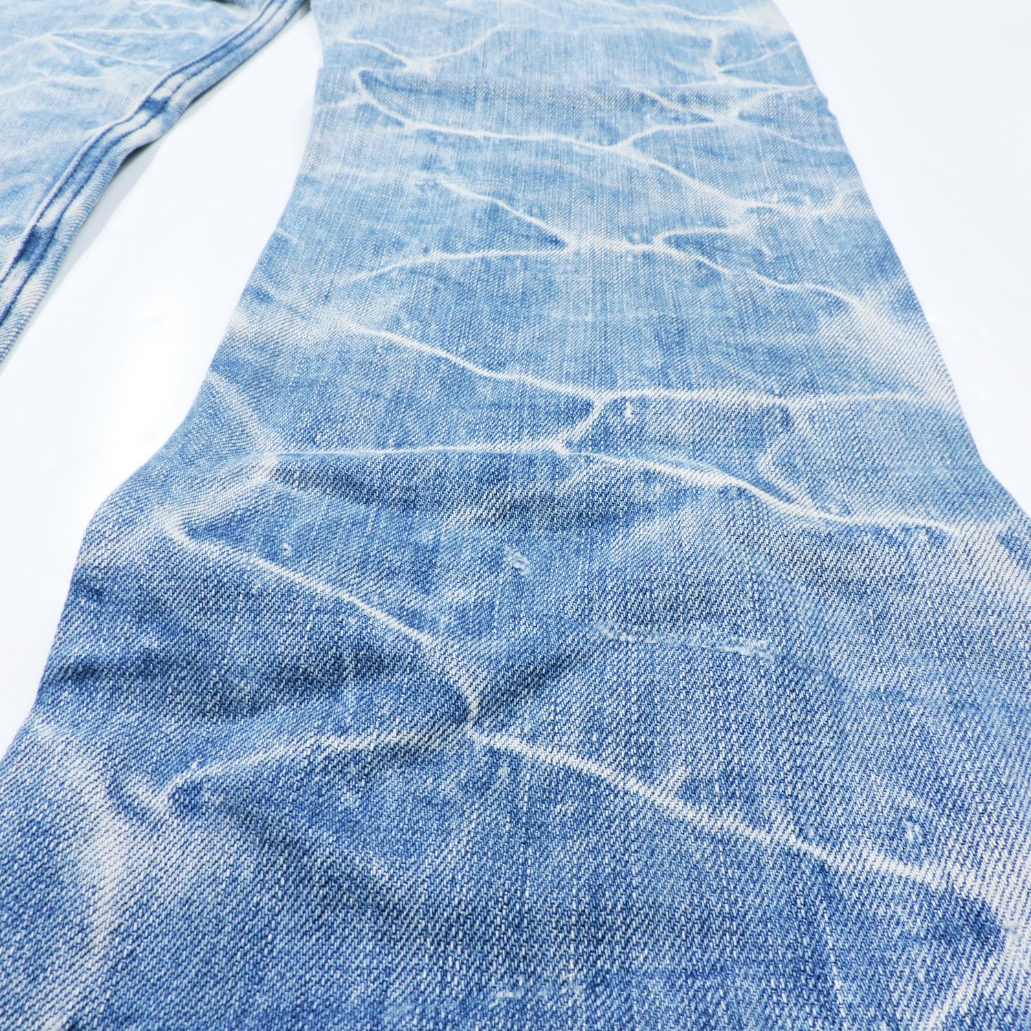 BUFFALO BOBS DISTRESSED DIAMOND MARKS DENIM LONG PANTS