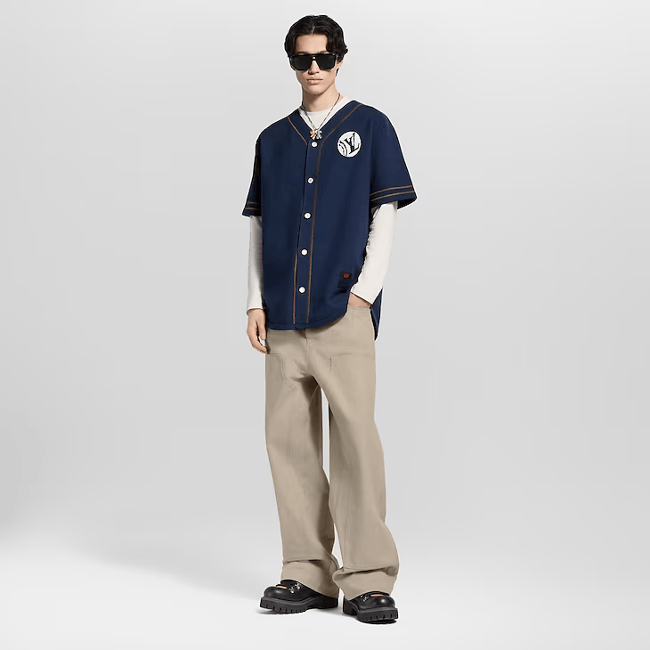 Louis Vuitton Knitted Short-Sleeved Baseball Shirt Size US S / EU 44-46 / 1 - 4 Thumbnail