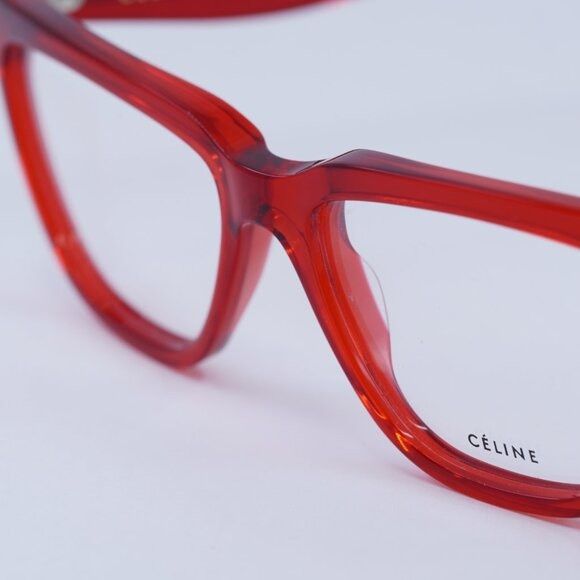 Celine 🕶️ New Celine CL50009I 066 Red Eyeglasses 53mm Size ONE SIZE - 8 Thumbnail