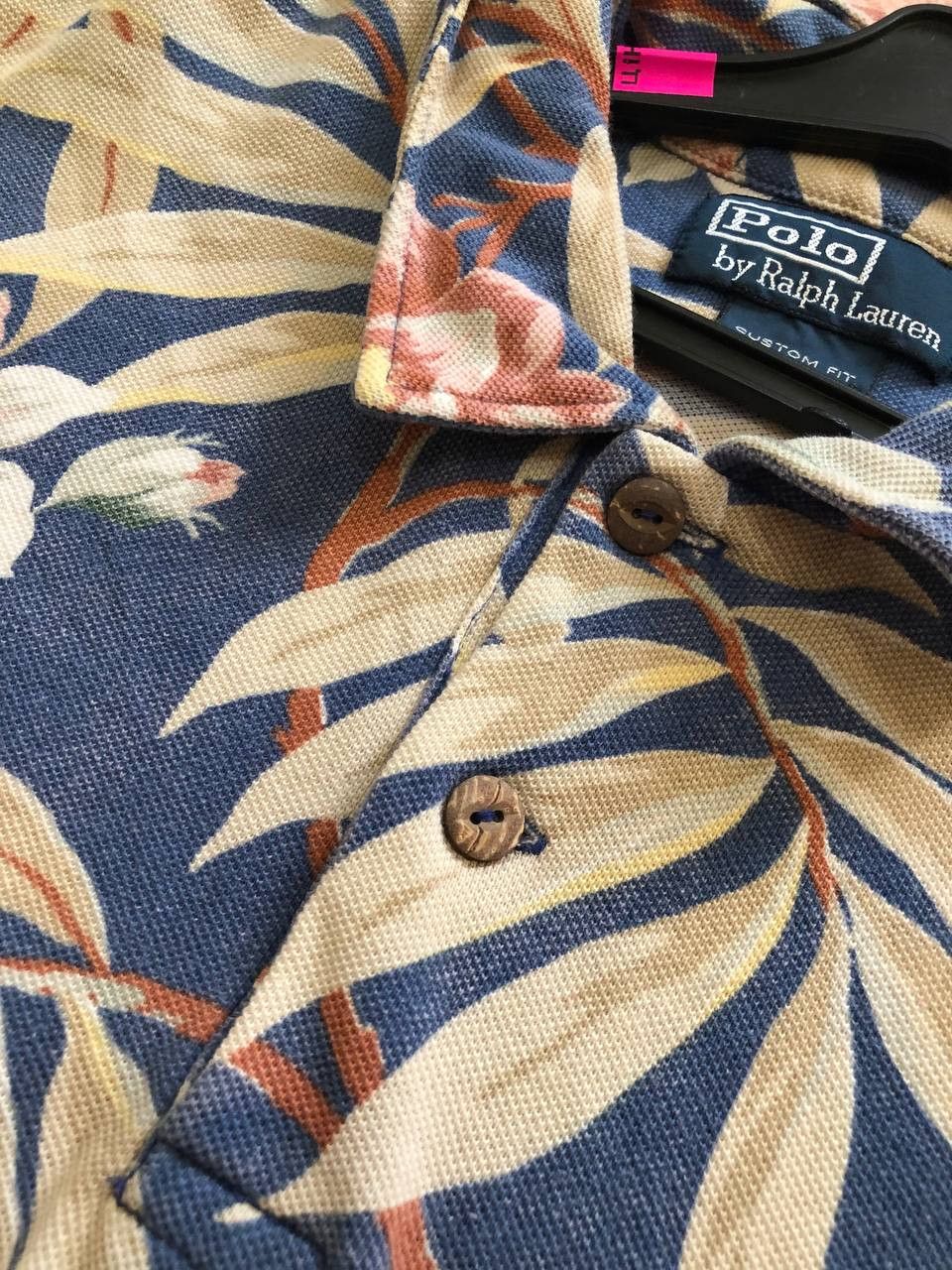 Polo Ralph Lauren Vintage Polo Ralph Lauren Custom Fit Flower Print Shirt Size US L / EU 52-54 / 3 - 5 Thumbnail