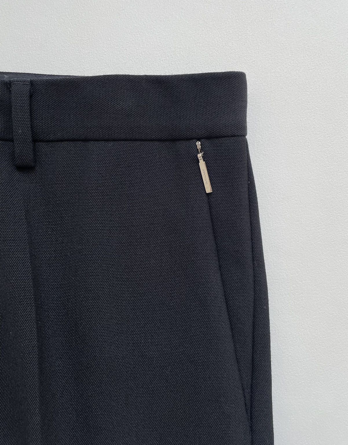 Dior Black Wool Zip Pocket Trousers Size US 34 / EU 50 - 4 Thumbnail