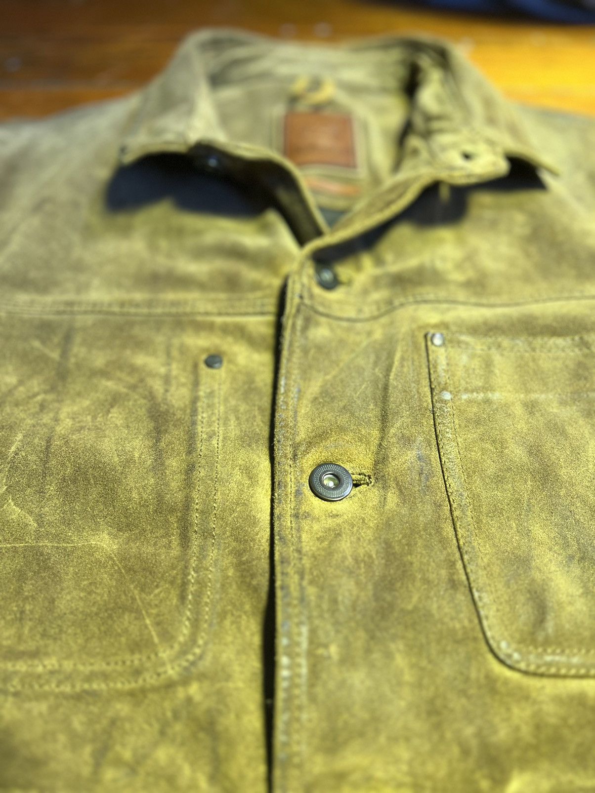 Timberland Timberland Men's Waxed Suede Welder Jacket - Sz medium Size US M / EU 48-50 / 2 - 2 Thumbnail