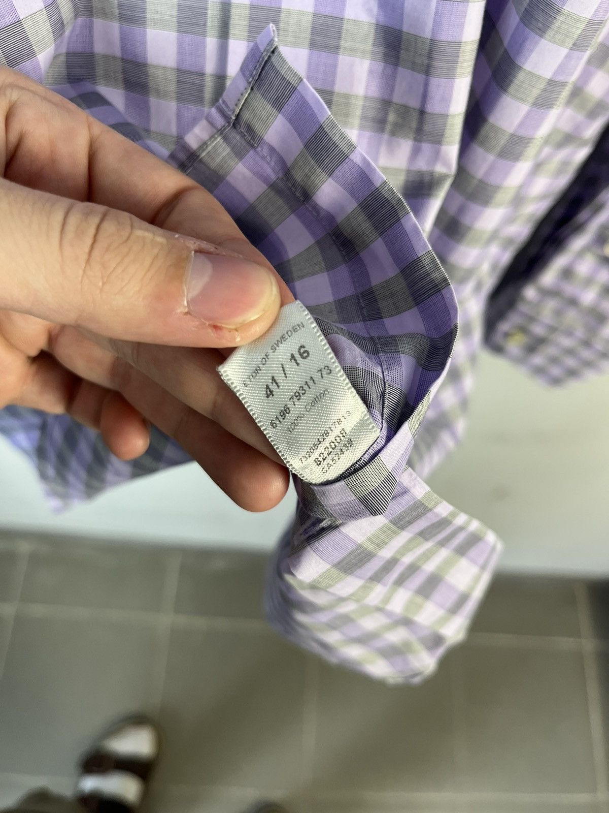 Eton ETON Luxury Classic Cotton Plaid Long Sleeve Shirt Size US L / EU 52-54 / 3 - 8 Thumbnail