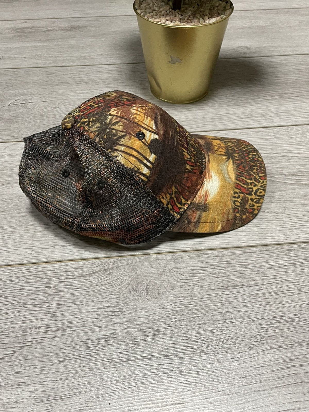 Allsaints Allsaints safari leopard trucker cap hat all over palms Size ONE SIZE - 7 Thumbnail