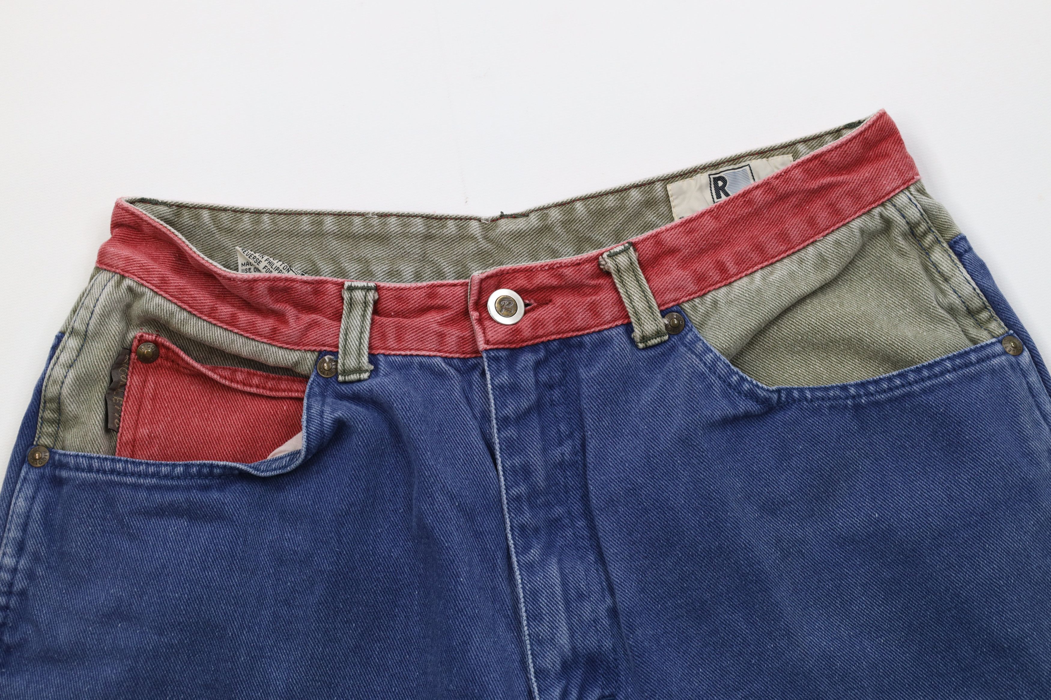 Vintage Vintage 90s Streetwear Block Above Knee Denim Jean Shorts Size US 30 / EU 46 - 2 Thumbnail