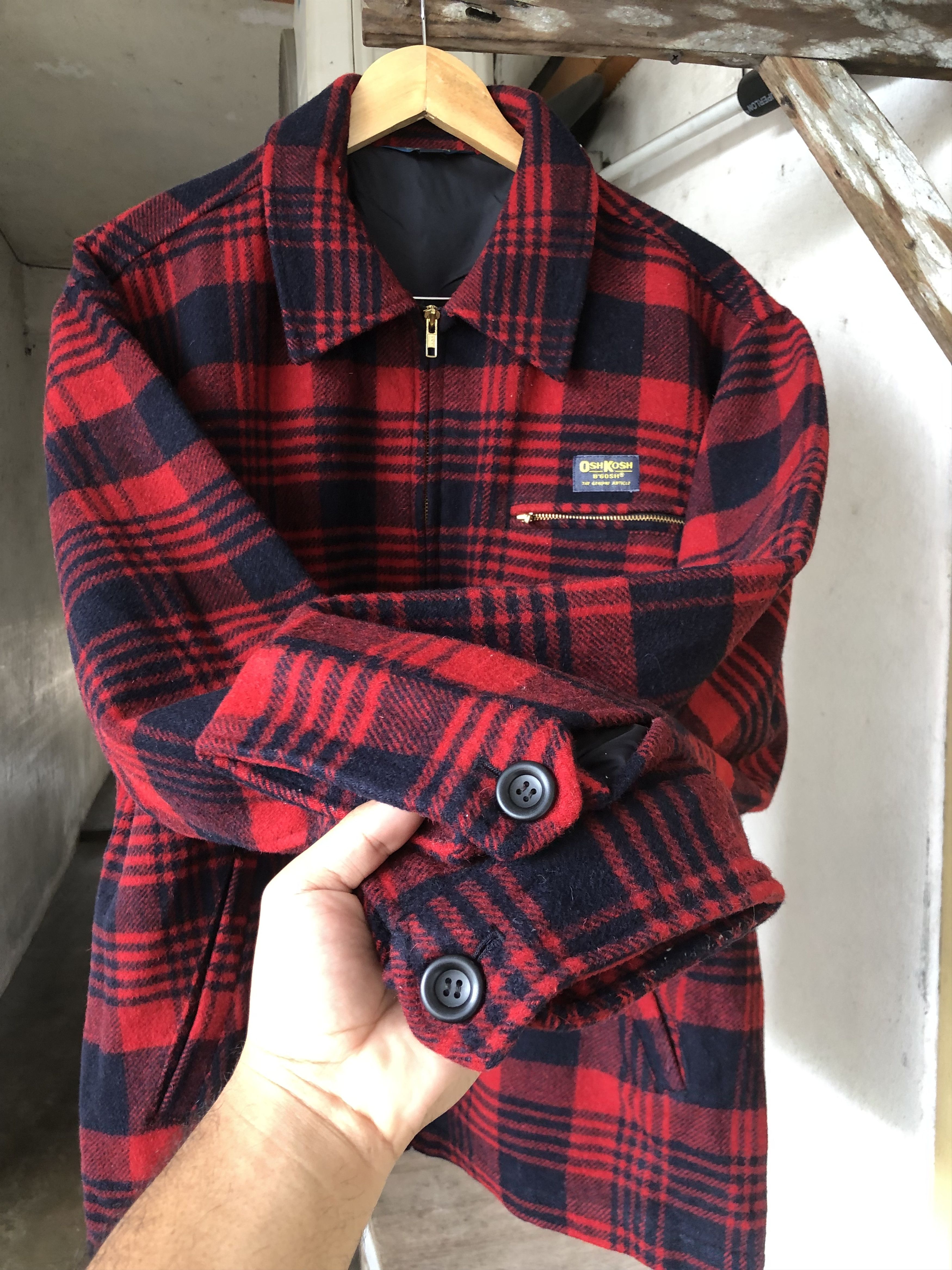 Oshkosh Vintage Oshkosh Mackinaw Wool Cruiser Jacket Size US L / EU 52-54 / 3 - 9 Thumbnail