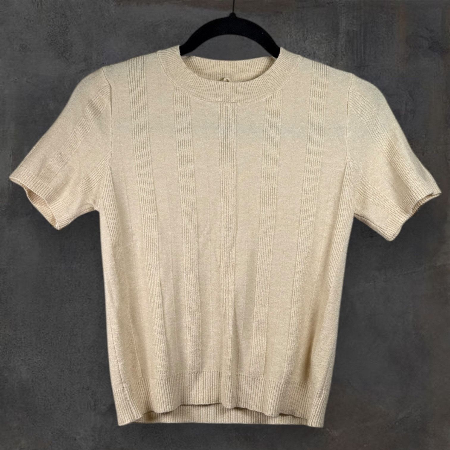 Other O.na Short Sleeve Beige Super Soft No Tag Feels S/M Size S / US 4 / IT 40 - 1 Thumbnail