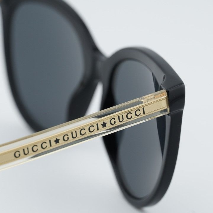 Gucci Gucci GG0565S 001 Women Sunglasses Black Cat Eye Frame Size ONE SIZE - 10 Thumbnail