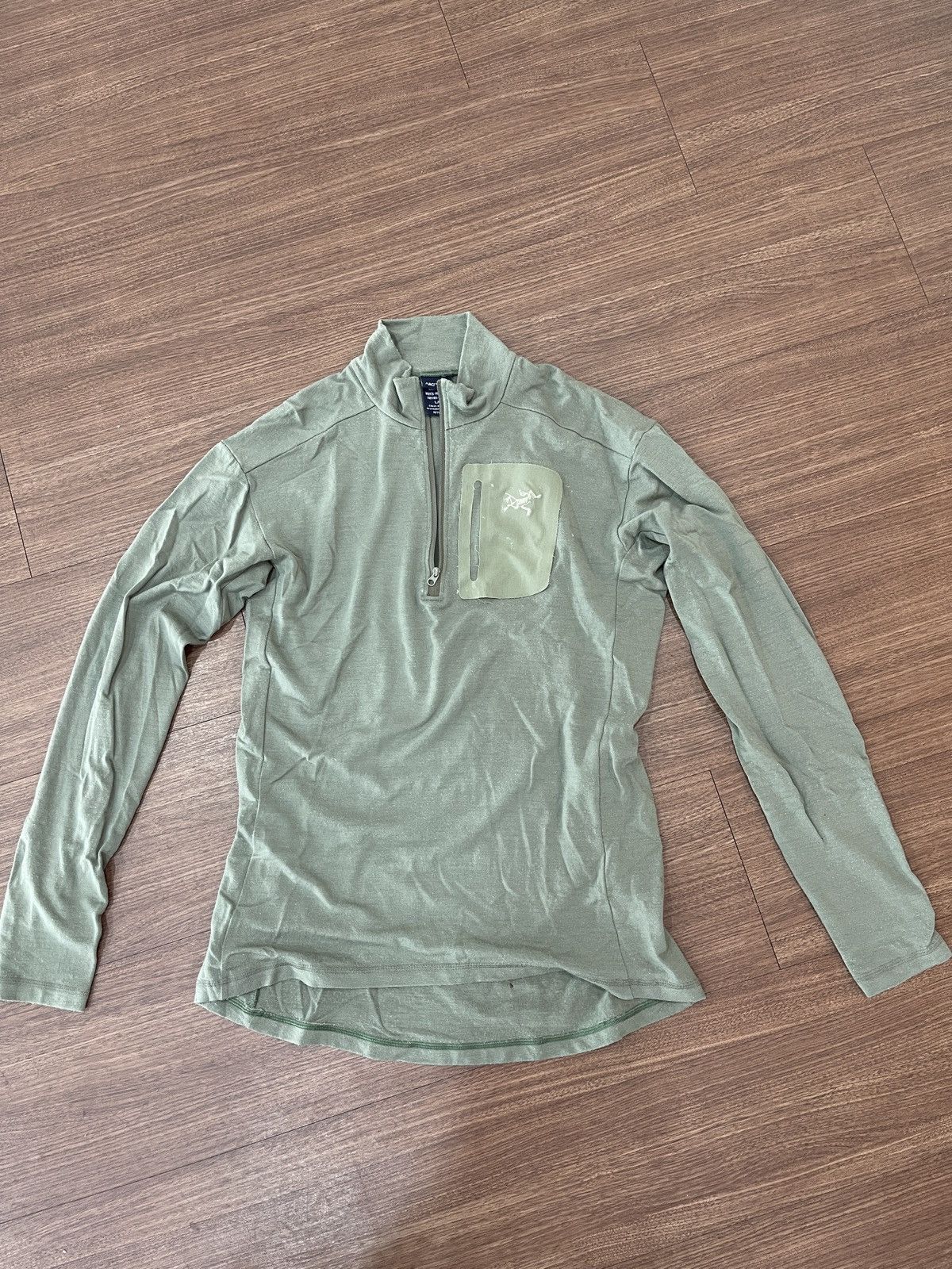 Arc'teryx ARC’TERYX Leaf Men’s Cold WX Zip Neck AR Wool Shirt Size US L / EU 52-54 / 3 - 1 Thumbnail
