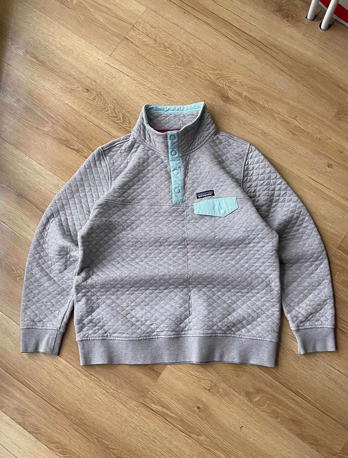 Patagonia Patagonia Organic Cotton Quilt Snap-T Pullover Sweatshirt Size US L / EU 52-54 / 3 - 1 Thumbnail