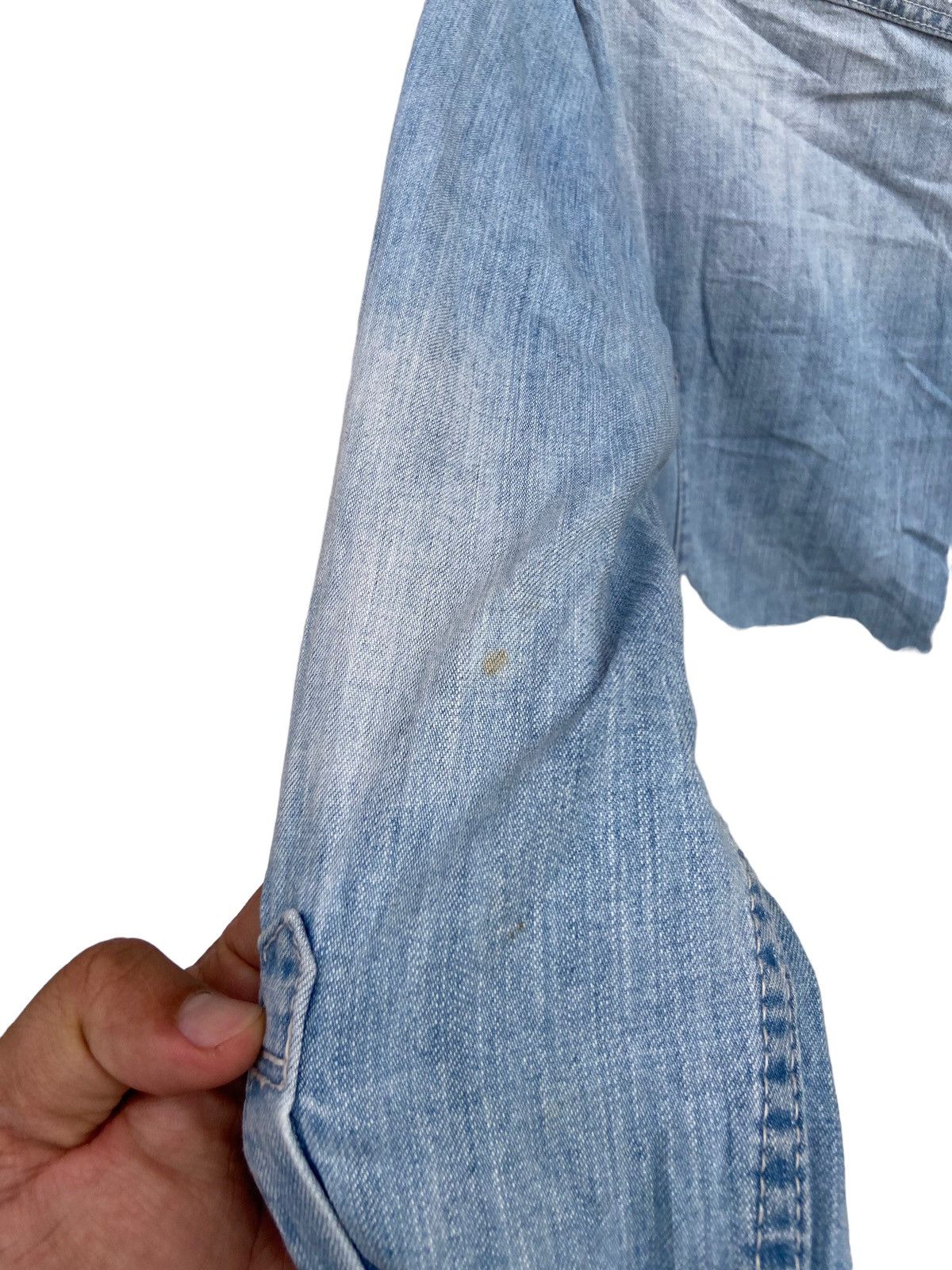Japanese Brand Bayflow Distressed Patchwork Western Shirt Size US M / EU 48-50 / 2 - 7 Thumbnail