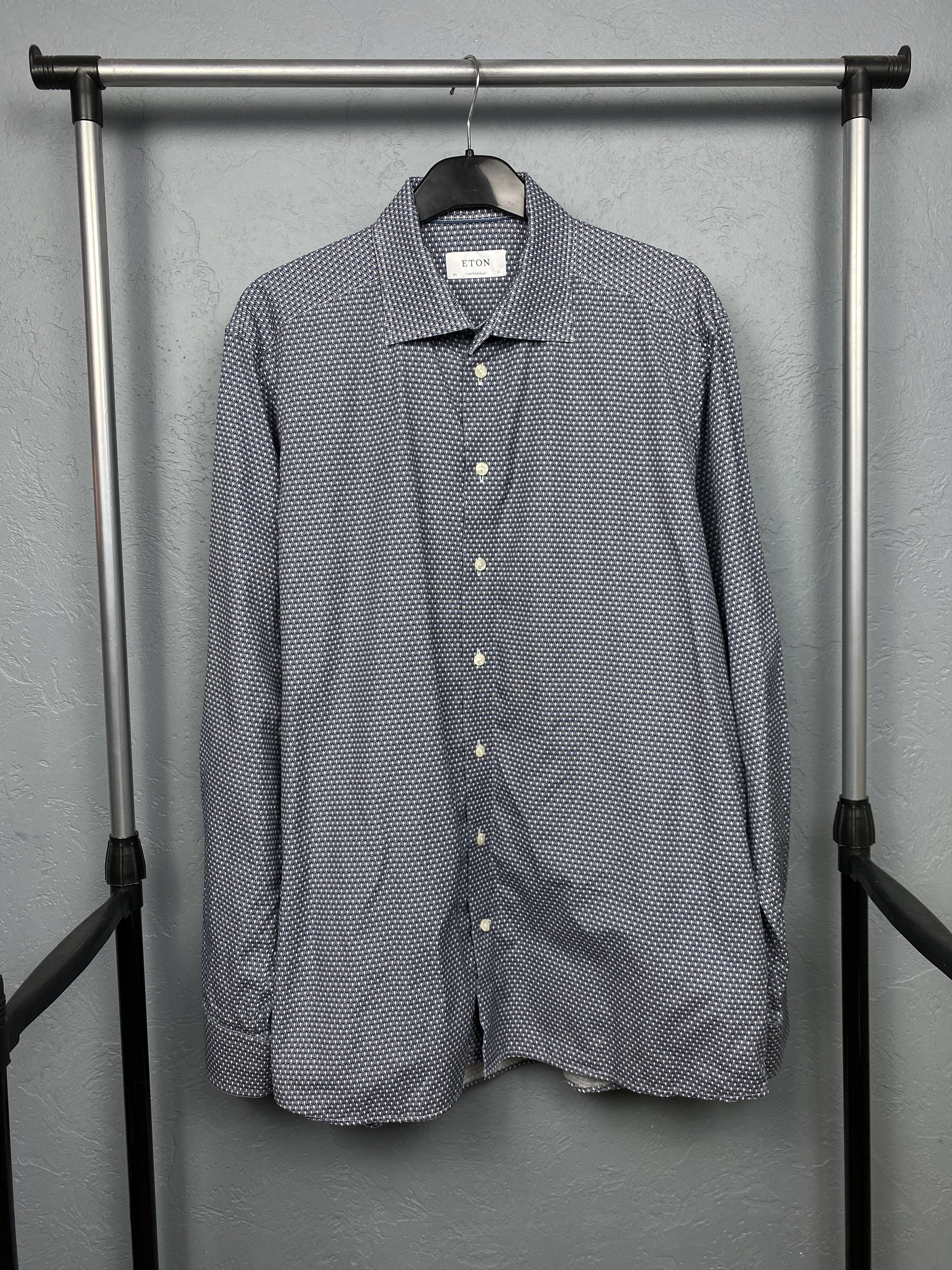 Eton Eton Vintage Mens Long Sleeve Shirt Size US L / EU 52-54 / 3 - 1 Thumbnail