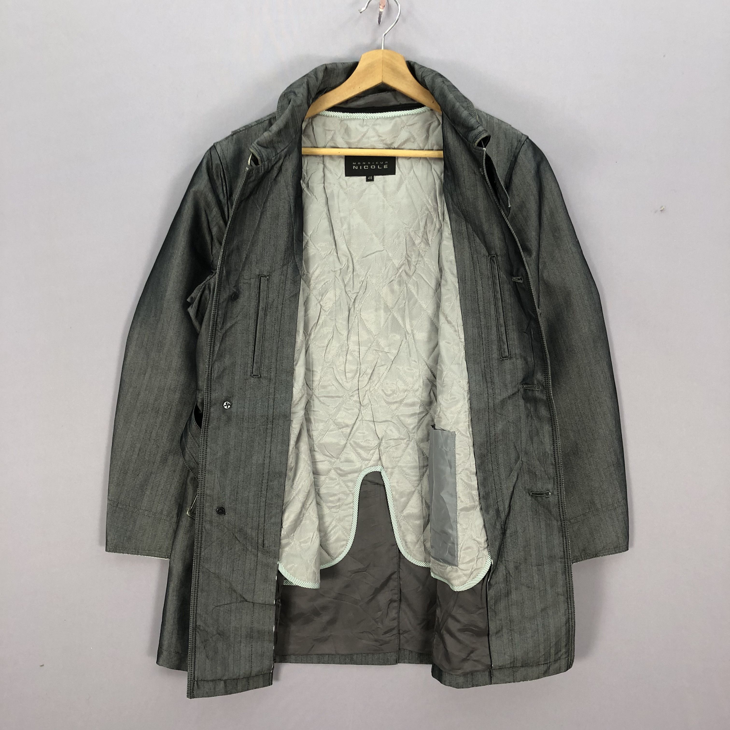 Matsuda Vintage Nicole Club Trench Jacket Matsuda Long Coat Jacket Size M / US 6-8 / IT 42-44 - 8 Thumbnail