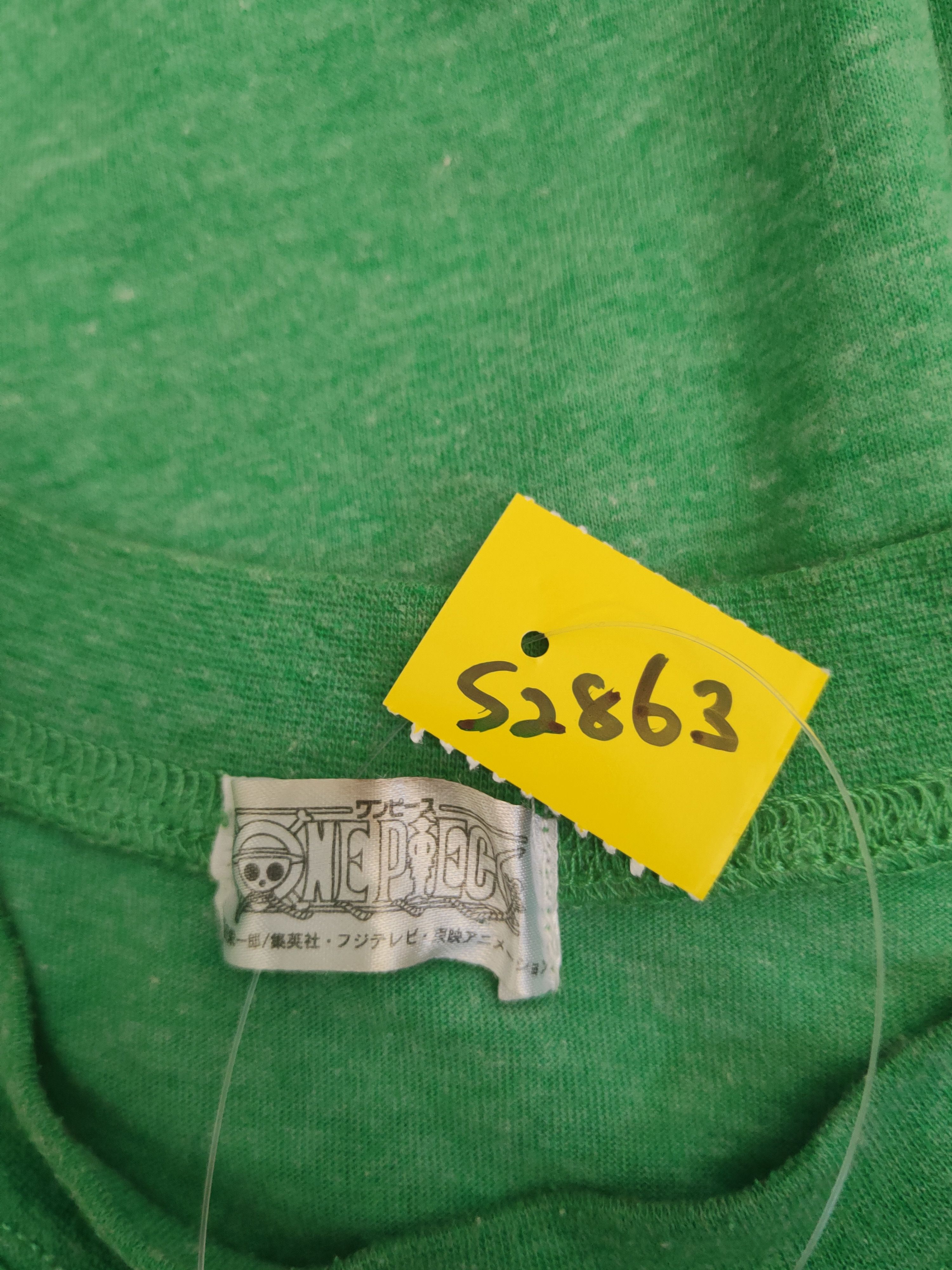 One Piece One Piece Green Short Sleeve T-shirts #S2863 Size US S / EU 44-46 / 1 - 14 Thumbnail