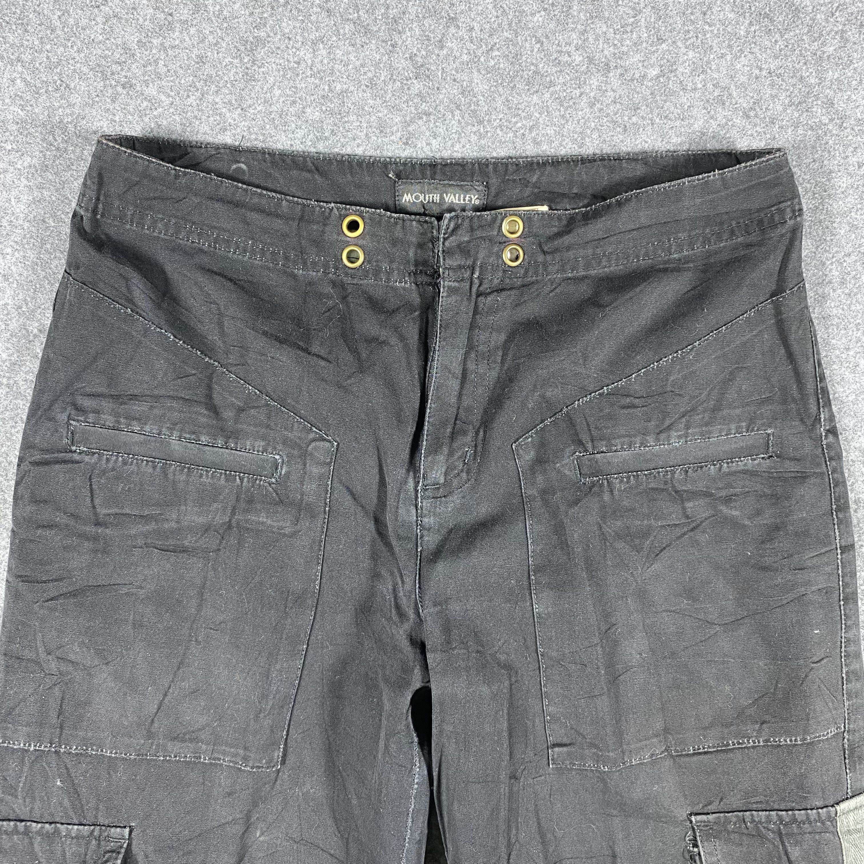 Japanese Brand Faded Mouth Valley Multipocket Cargo Pants Tactical Size US 26 / EU 42 - 2 Thumbnail