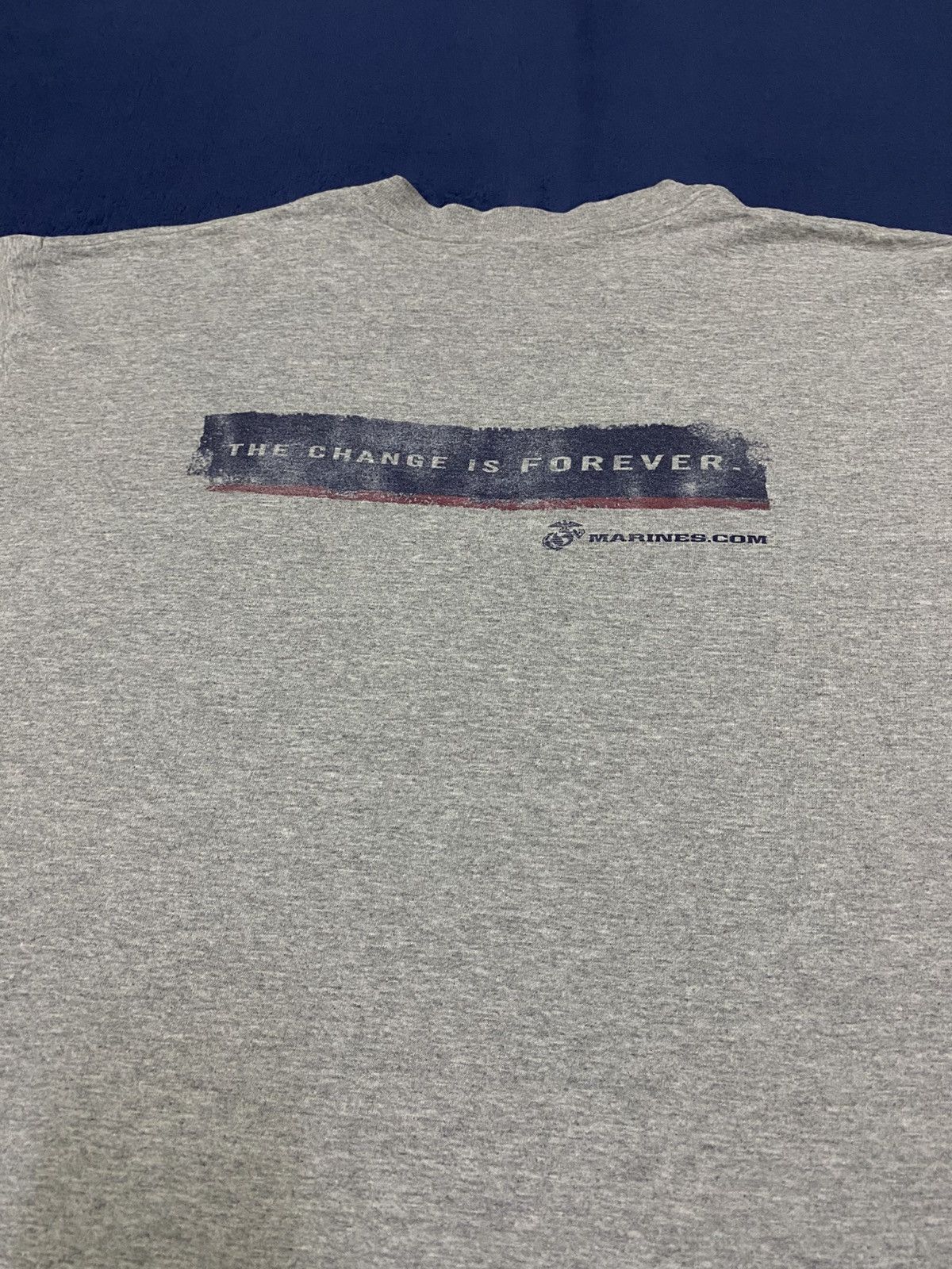 Vintage Vintage 90s Marines Tee Size US L / EU 52-54 / 3 - 2 Thumbnail