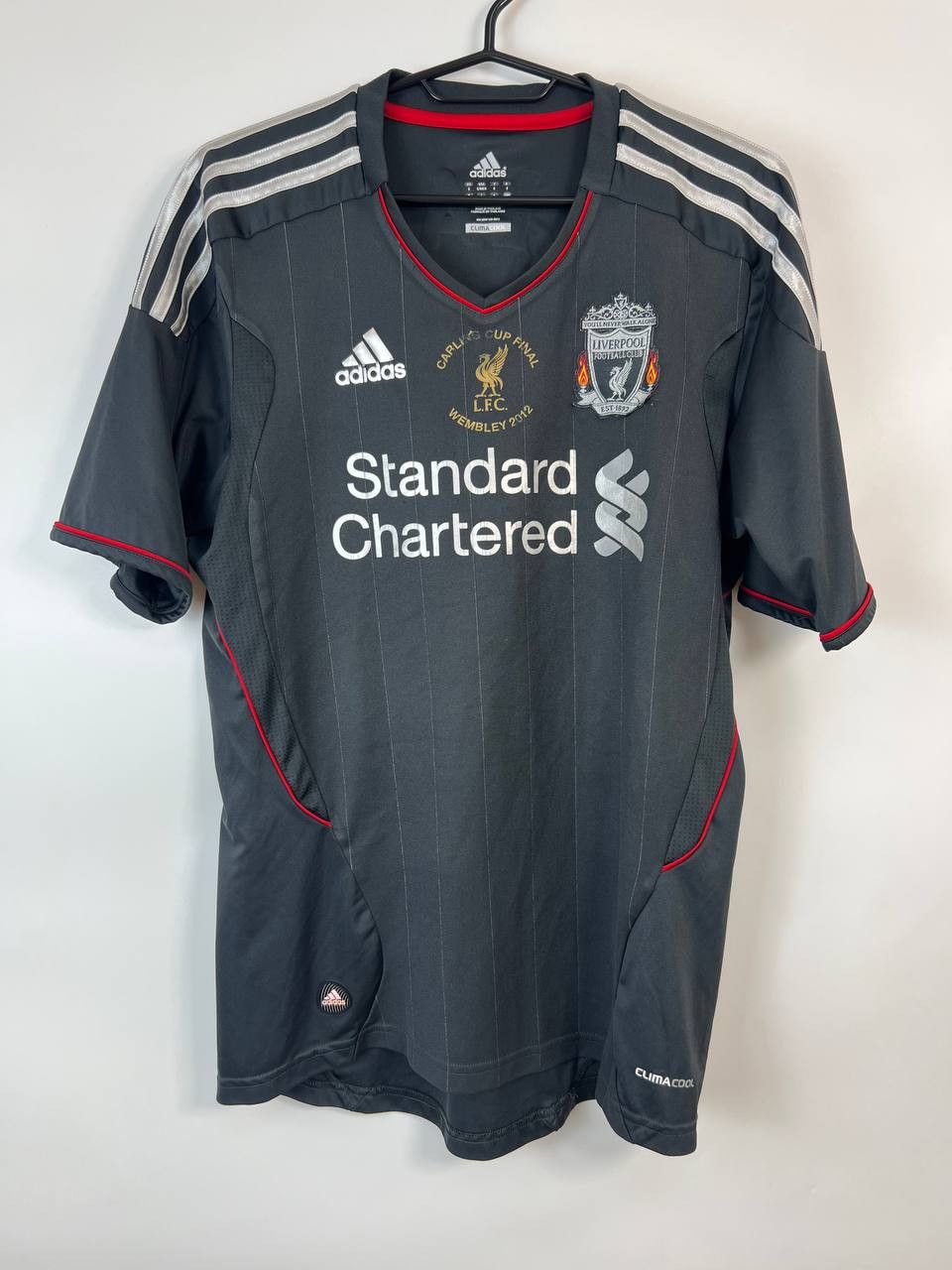 Adidas LIVERPOOL 2011 2012 AWAY SHIRT BELLAMY 39 ADIDAS V13870 Sz S Size US S / EU 44-46 / 1 - 1 Thumbnail