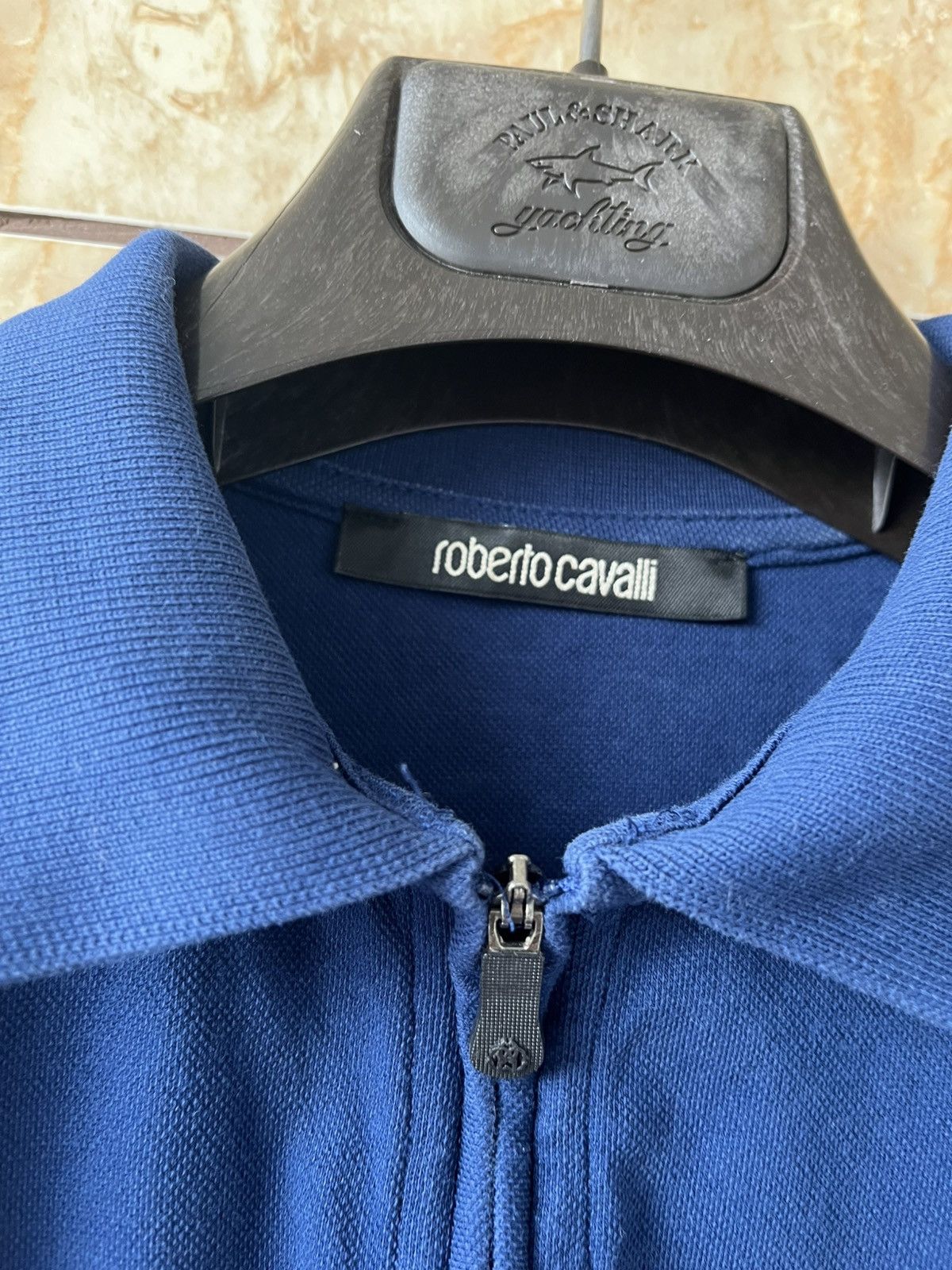 Roberto Cavalli Roberto Cavalli dark blue polo Size US M / EU 48-50 / 2 - 3 Thumbnail
