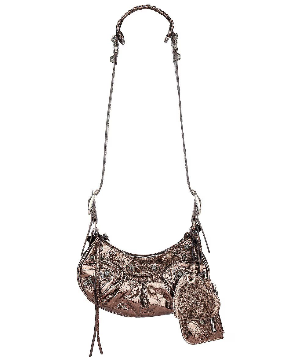 o1mt1gz1024 Size: OS / Le Cagole XS Shoulder Bag Metallized