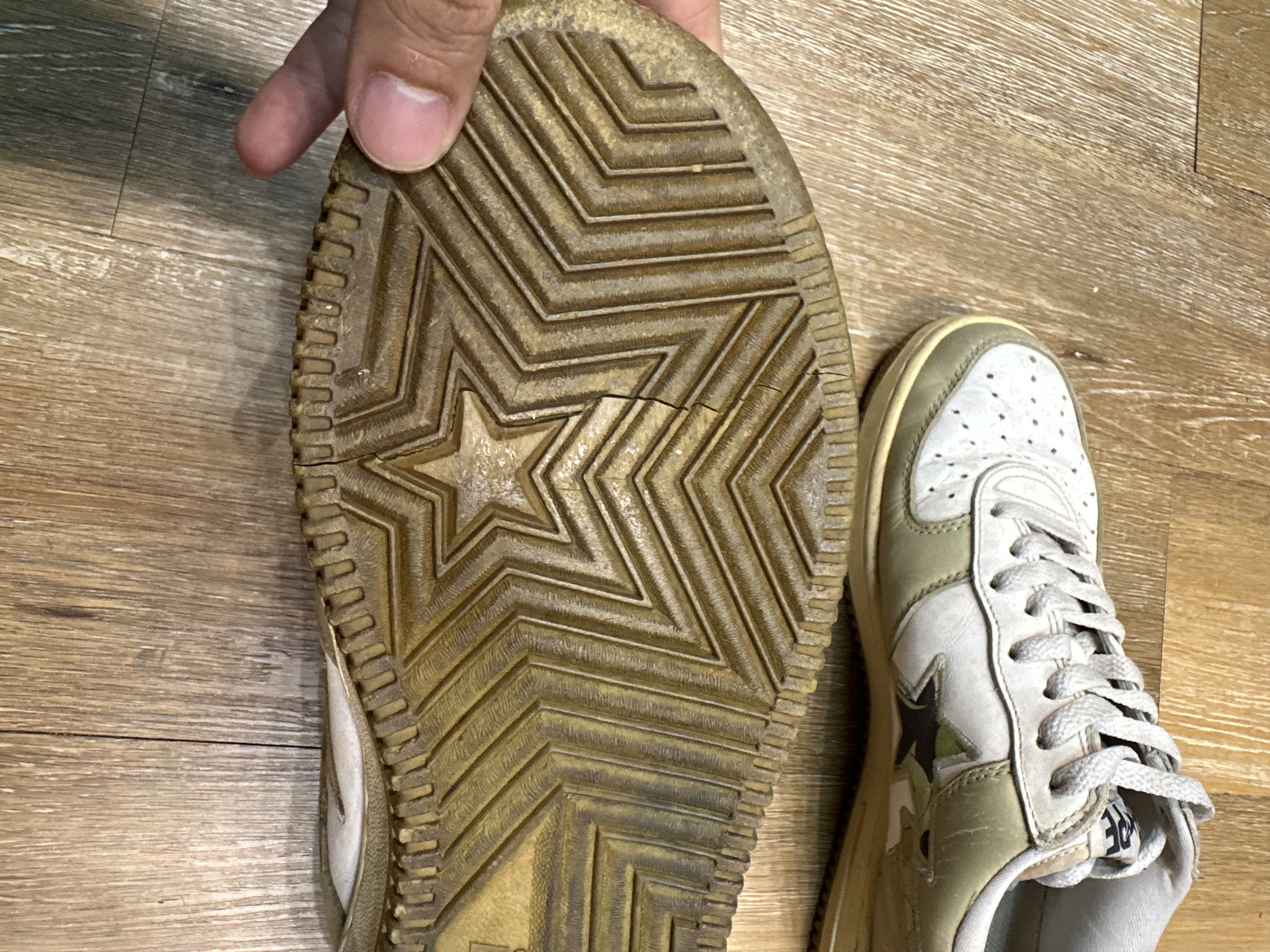 Bape × Kaws Rare 2006 Vtg Bapesta x Kaws Sneaker Size US 10.5 / EU 43-44 - 18 Thumbnail