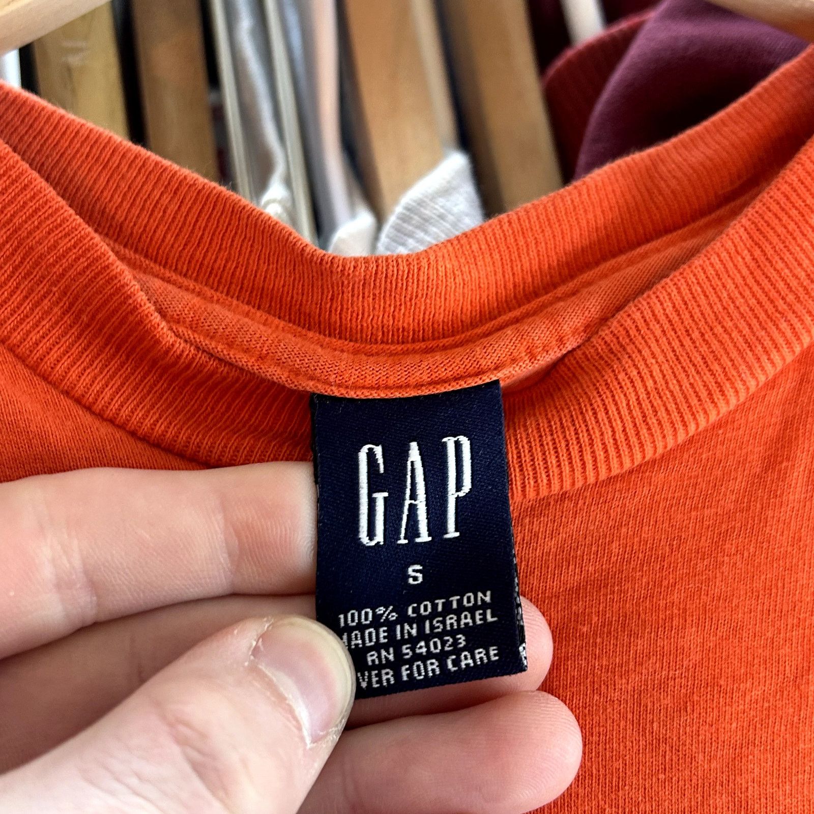 Gap Y2K Gap Ski Long Sleeve Orange T-Shirt Small Size US S / EU 44-46 / 1 - 4 Thumbnail