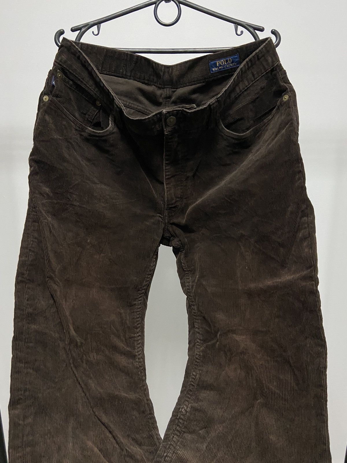 Polo Ralph Lauren × Vintage Polo Ralph Lauren corduroy pants pocket small Logo Size US 34 / EU 50 - 3 Thumbnail
