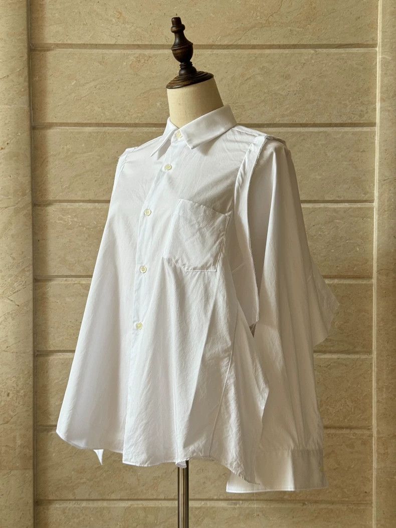 Comme des Garcons Comme Des Garcons The main line deconstructs the white shi Size S / US 4 / IT 40 - 2 Thumbnail