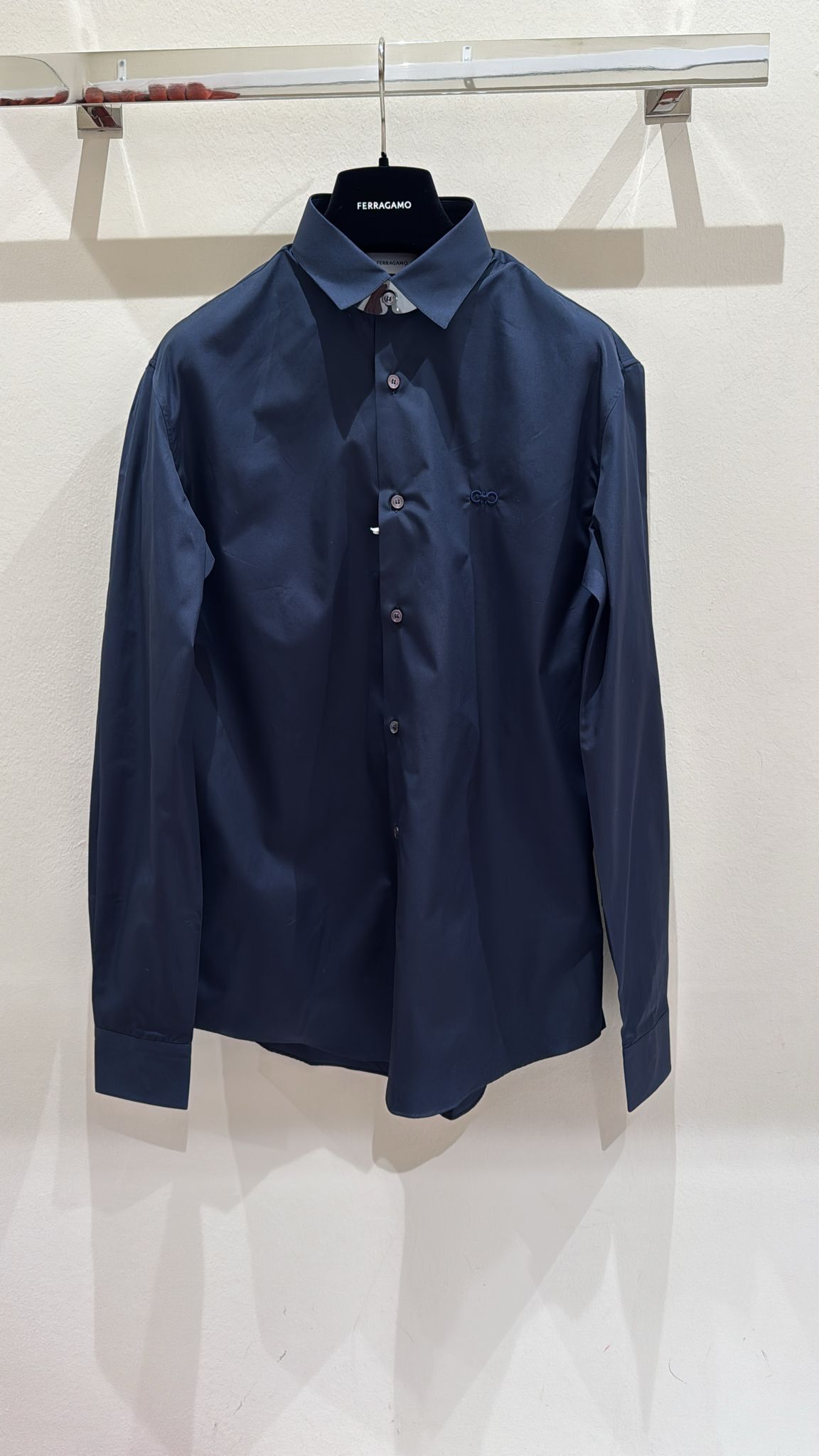 Salvatore Ferragamo o1s1rm0125 Shirt in Blue Size US XXL / EU 58 / 5 - 1 Preview