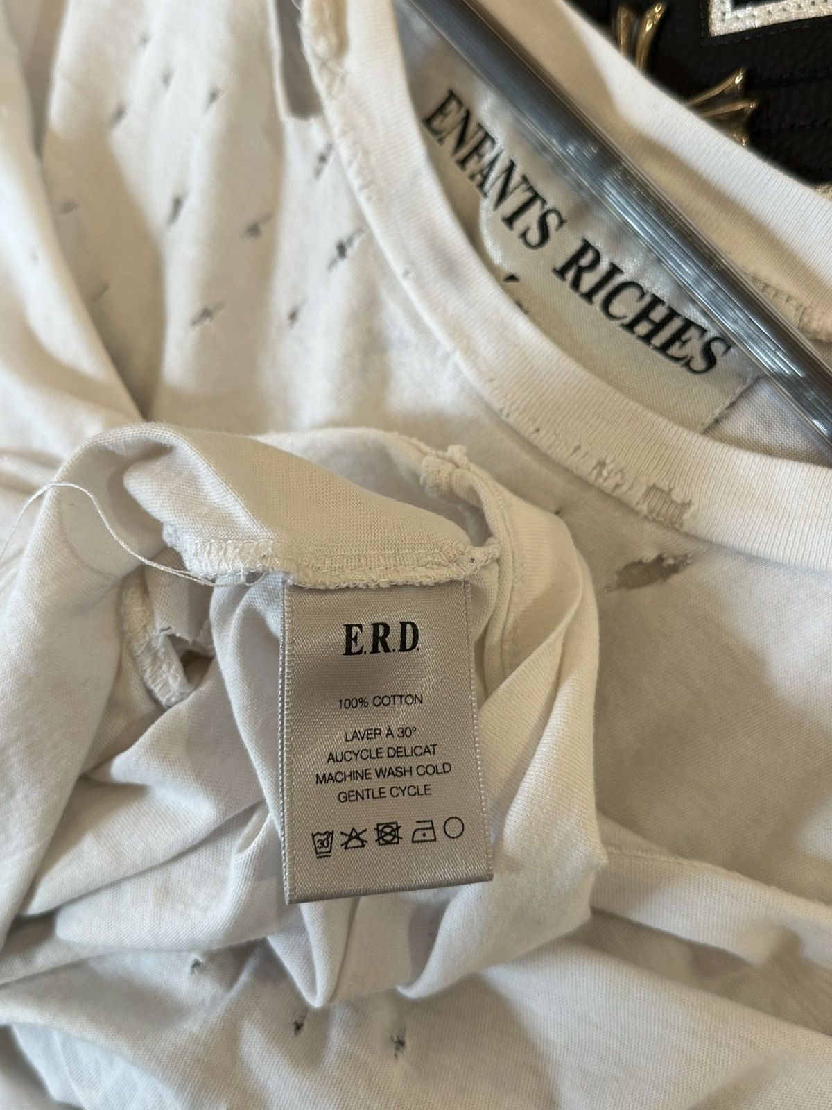 Enfants Riches Deprimes ERD NOTHING SPECIAL THRASHED T Size US L / EU 52-54 / 3 - 4 Thumbnail