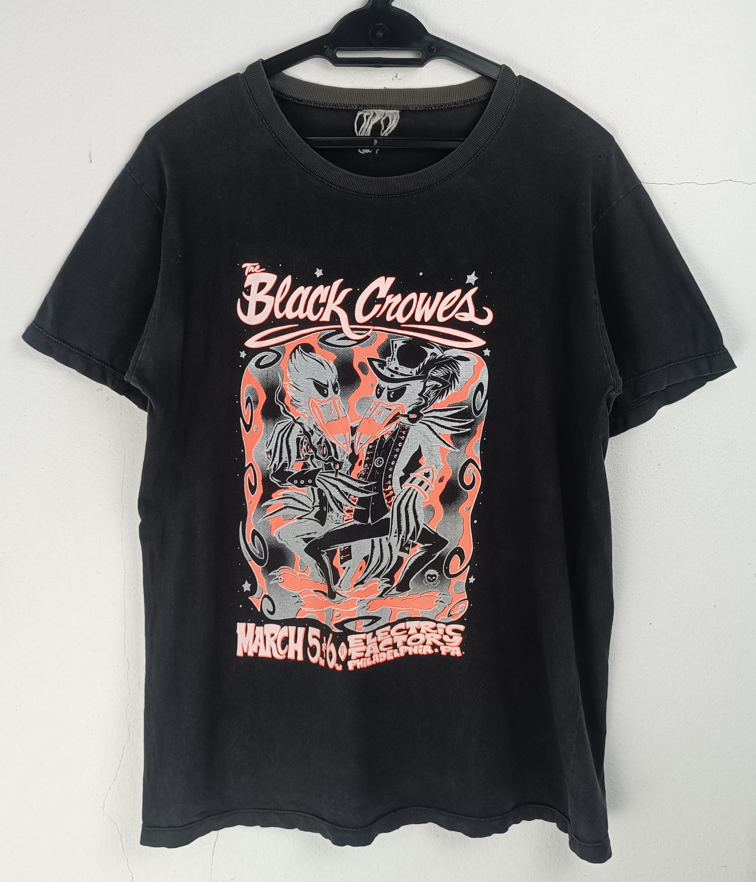 Band Tees THRASHED FADED VINTAGE Y2K THE BLACK CROWES LIVE AEROSMITH Size US M / EU 48-50 / 2 - 3 Thumbnail