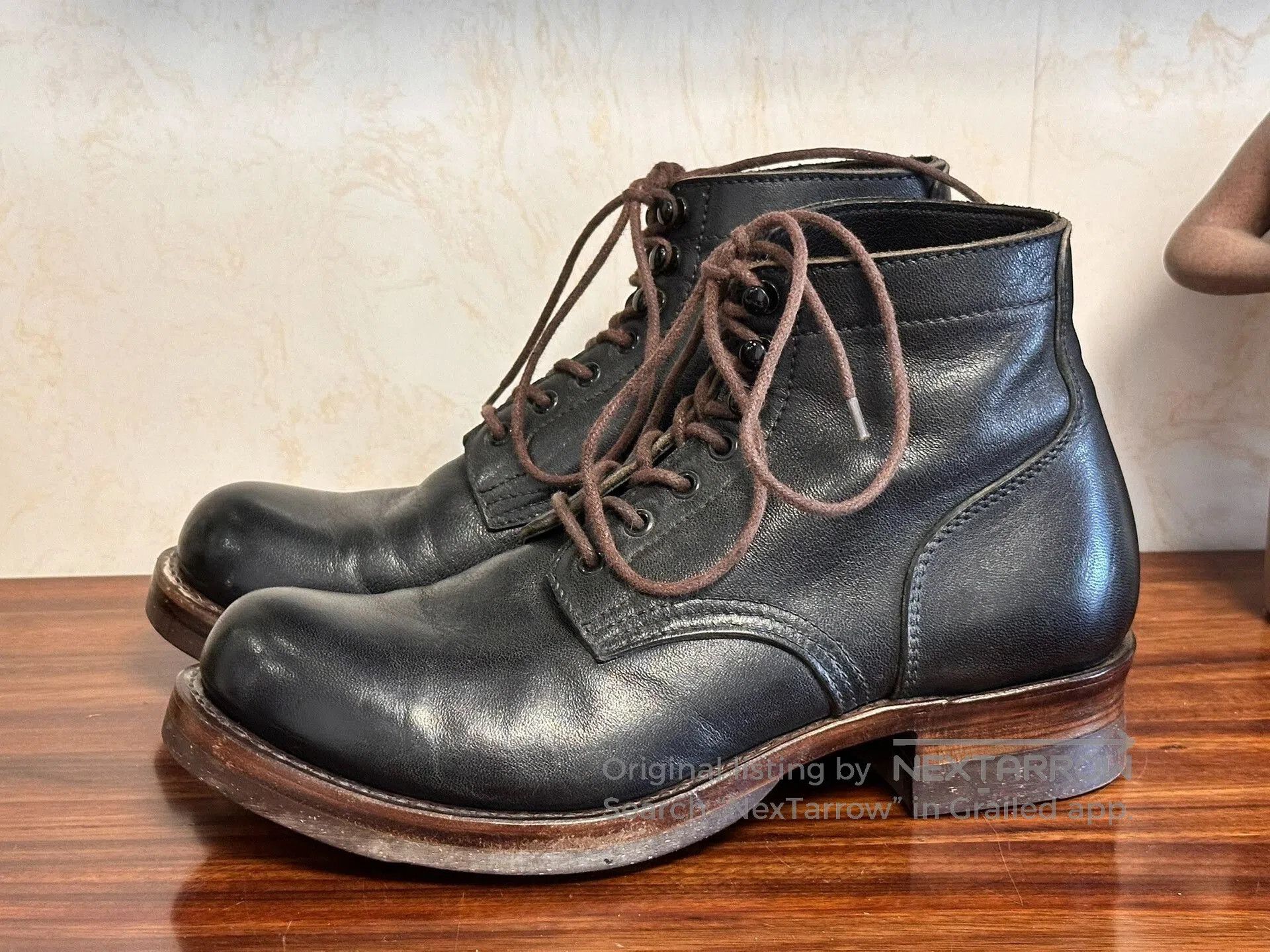 Vintage wm1978 Work Boots with Drsole Split Sole. Size US 8 / EU 41 - 2 Thumbnail