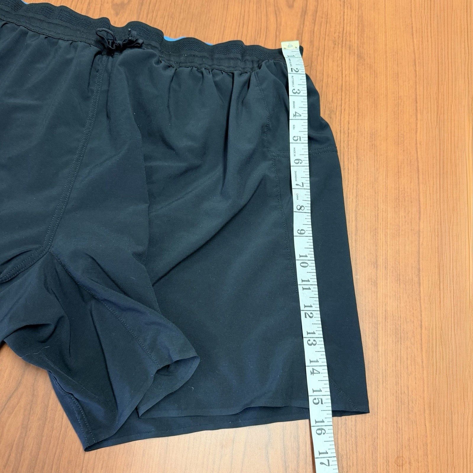 Other Janji AFO 5” Running Shorts Men’s XL Black Blue Lined Trail Size US 34 / EU 50 - 13 Thumbnail