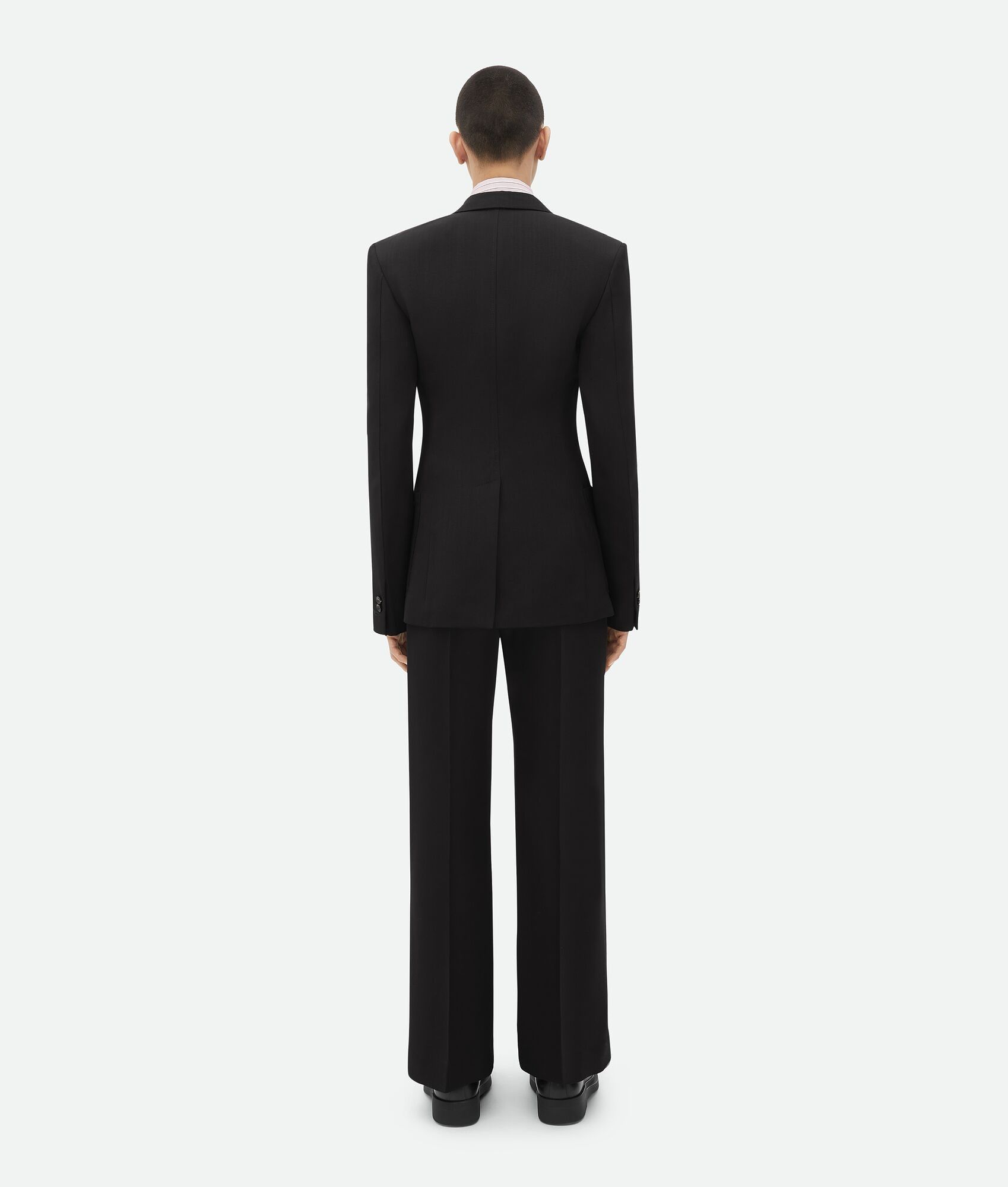 Bottega Veneta o1n1vont0125 Viscose And Silk Jacket in Black Size US S / EU 44-46 / 1 - 3 Thumbnail