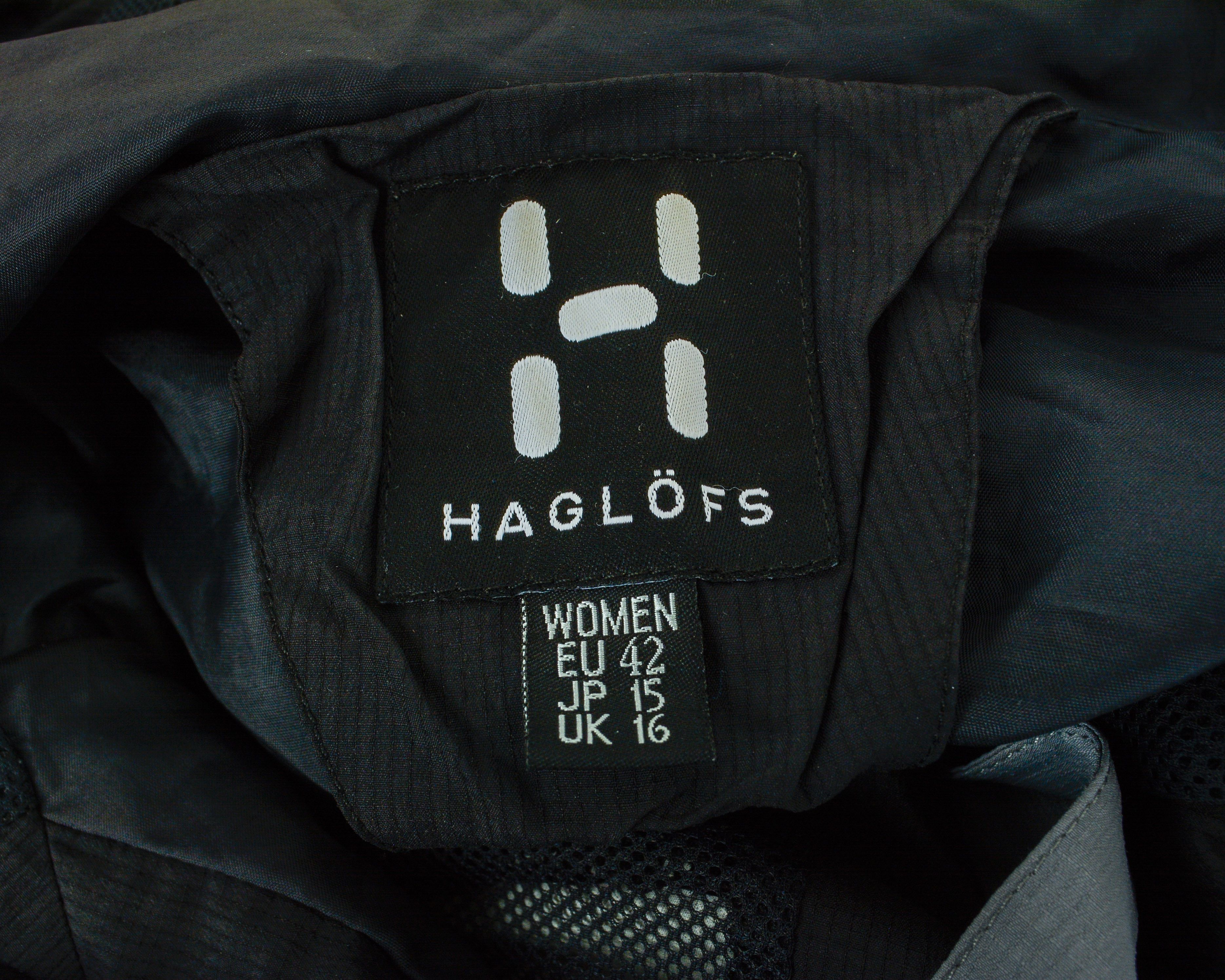 Haglofs Windstopper Women UK 16 Jacket Windbreaker Raincoat EU 42 Size L / US 10 / IT 46 - 4 Thumbnail
