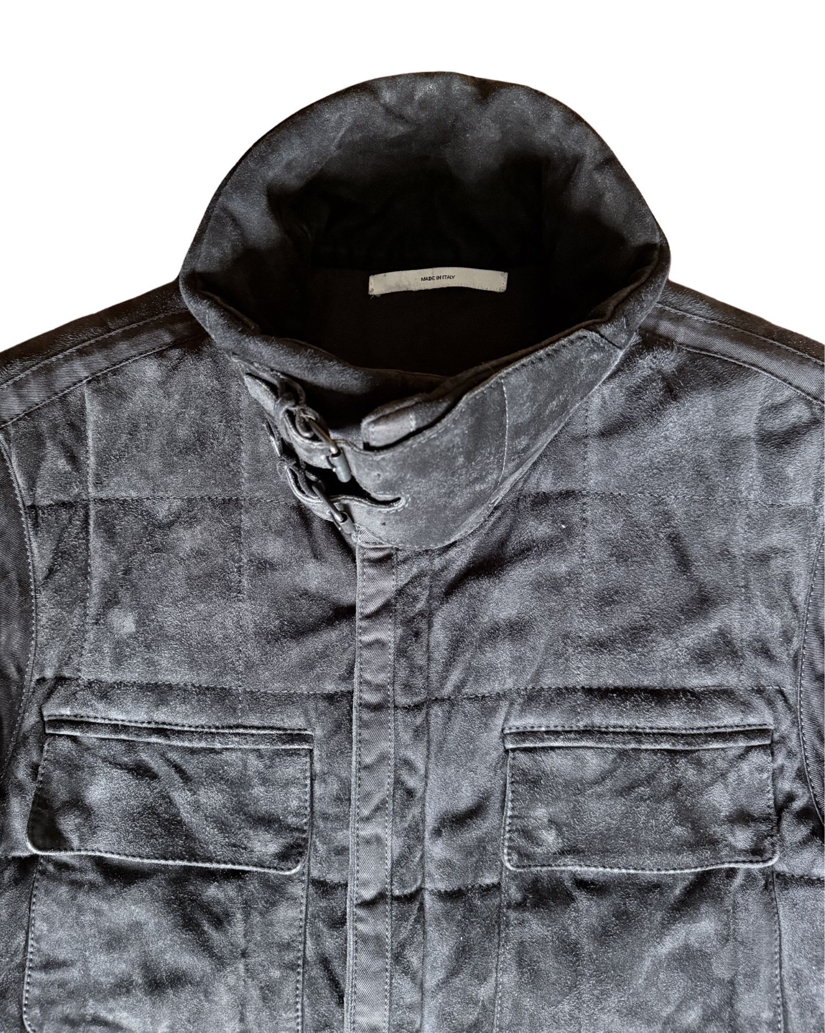 Yves Saint Laurent YSL By Tom Ford F/W 2002 Suede Military Jacket Size US M / EU 48-50 / 2 - 3 Thumbnail