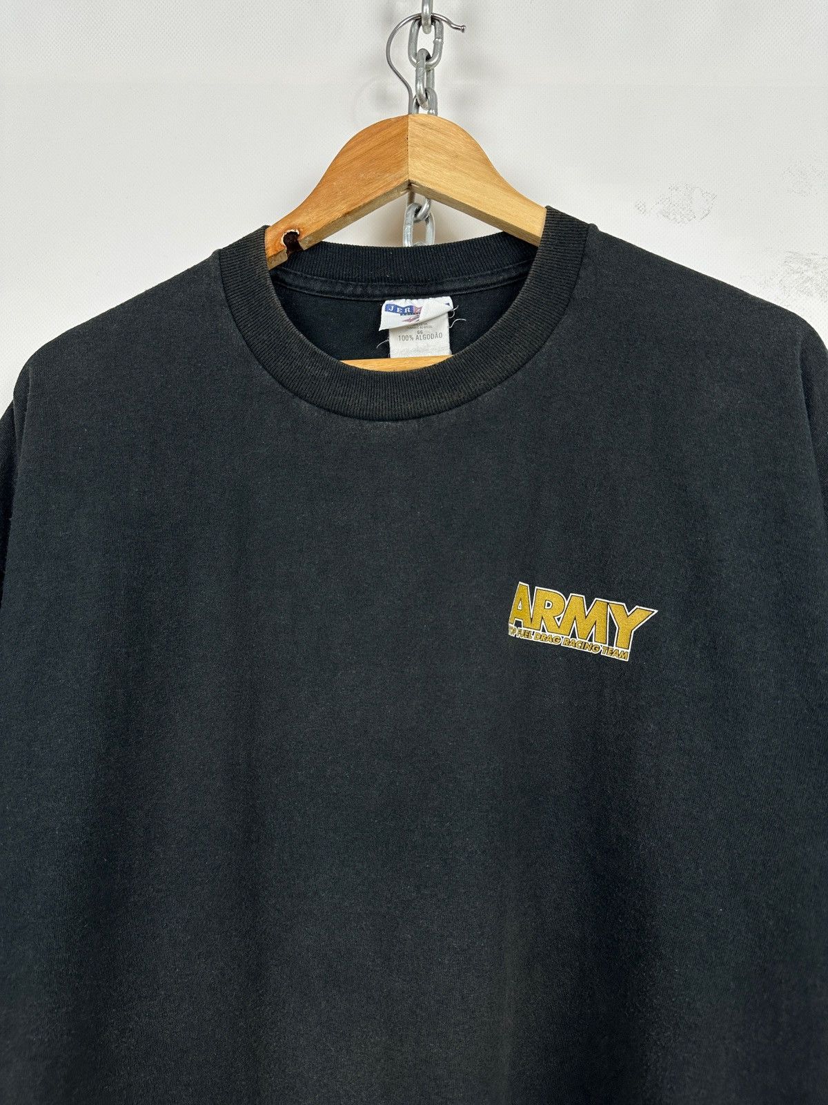 NASCAR Vintage Tony Schumacher US Army Drag Racing NHRA T-Shirt Size US XL / EU 56 / 4 - 14 Thumbnail