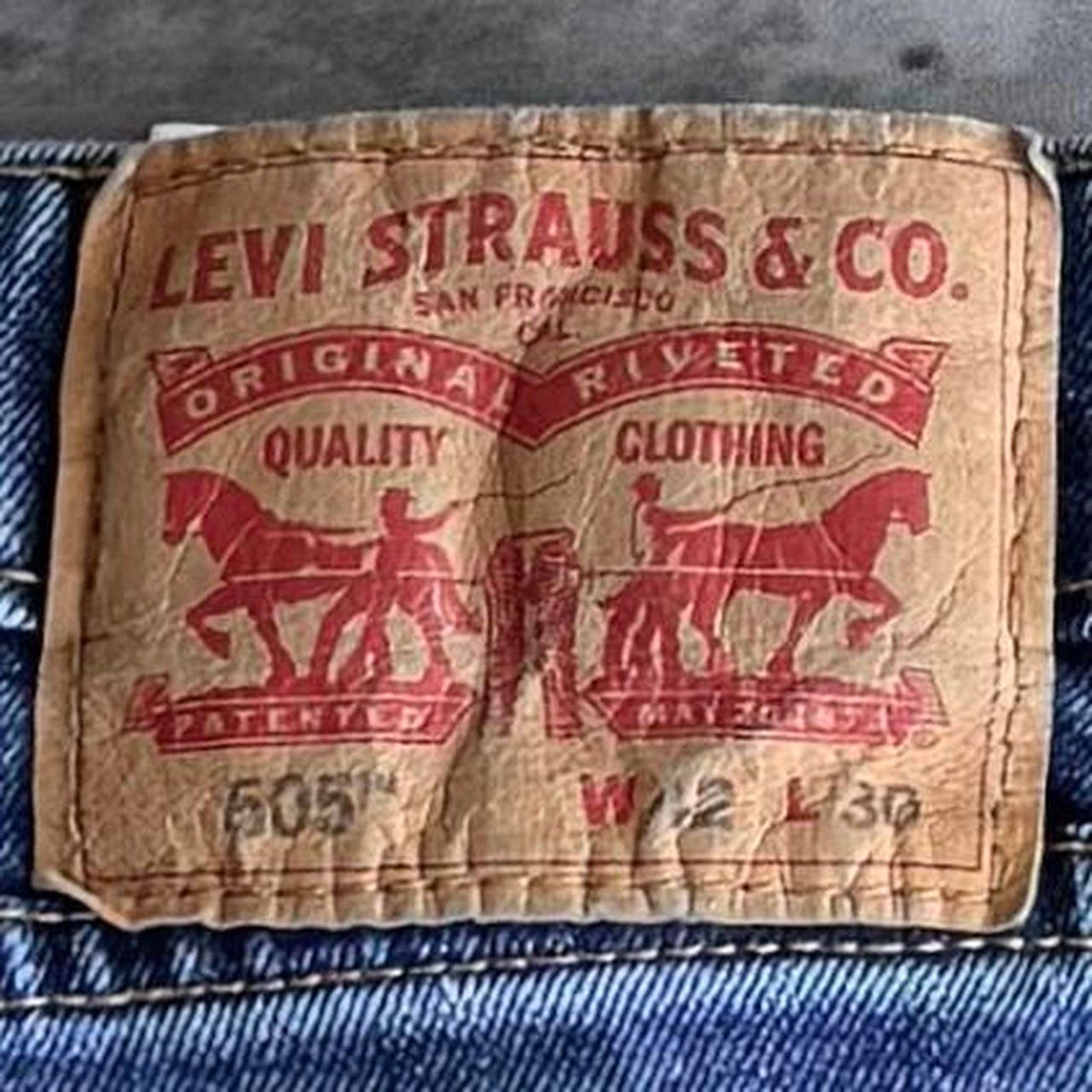 Levi's × Levi's Vintage Clothing × Vintage Vintage Levi’s 505 Baggy Skater Grunge Essential Denim Jeans Size US 42 / EU 58 - 3 Thumbnail