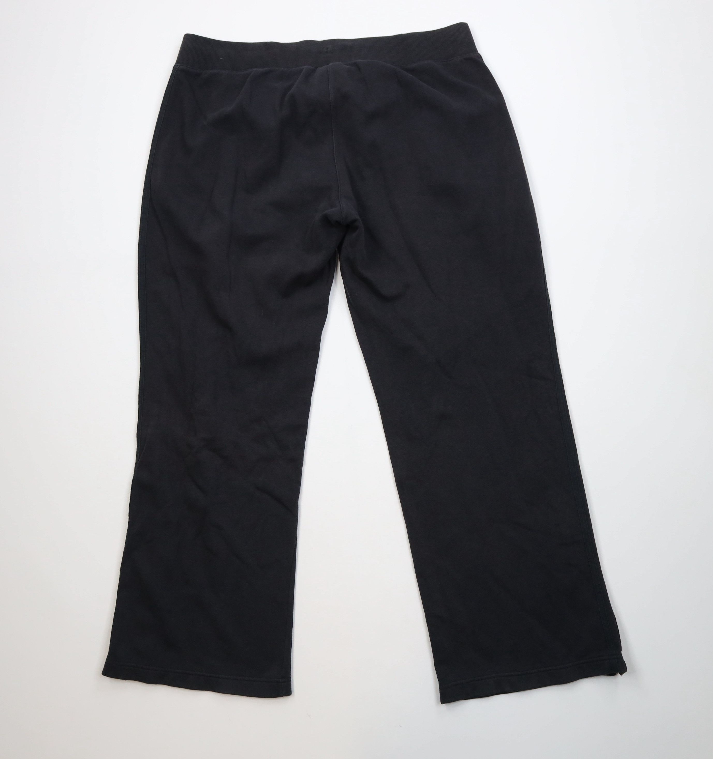 Adidas Vintage Y2K Adidas Babydoll Wide Leg Sweatpants Pants Black Size 38" / US 16 / IT 52 - 12 Thumbnail