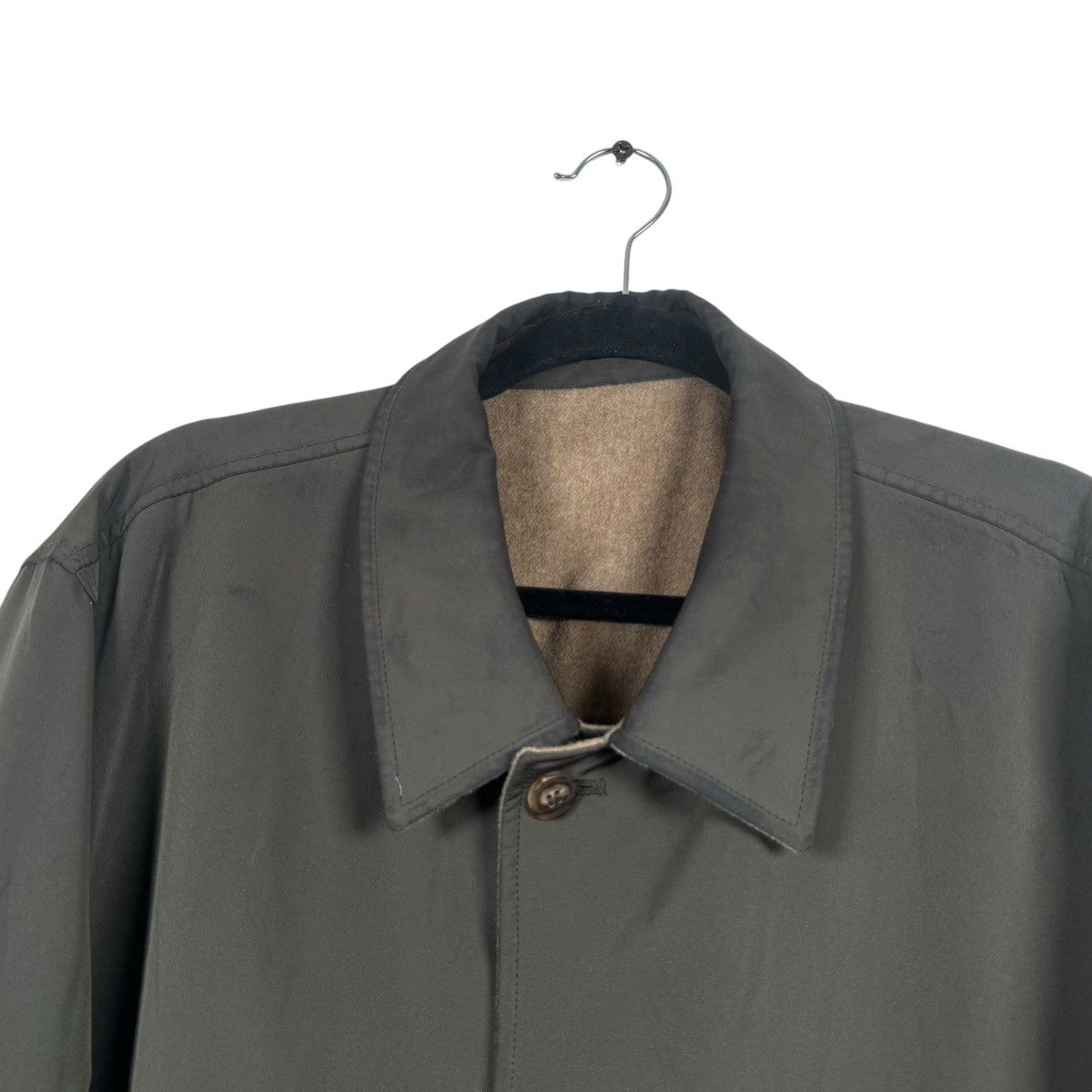 Salvatore Ferragamo Salvatore Ferragamo 54 Reversible Coat 80% Wool 20% Cashmere Size US L / EU 52-54 / 3 - 5 Thumbnail