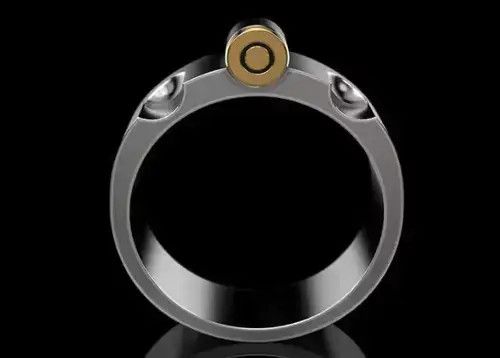 Other Vintage Bullet Ring Size ONE SIZE - 4 Thumbnail