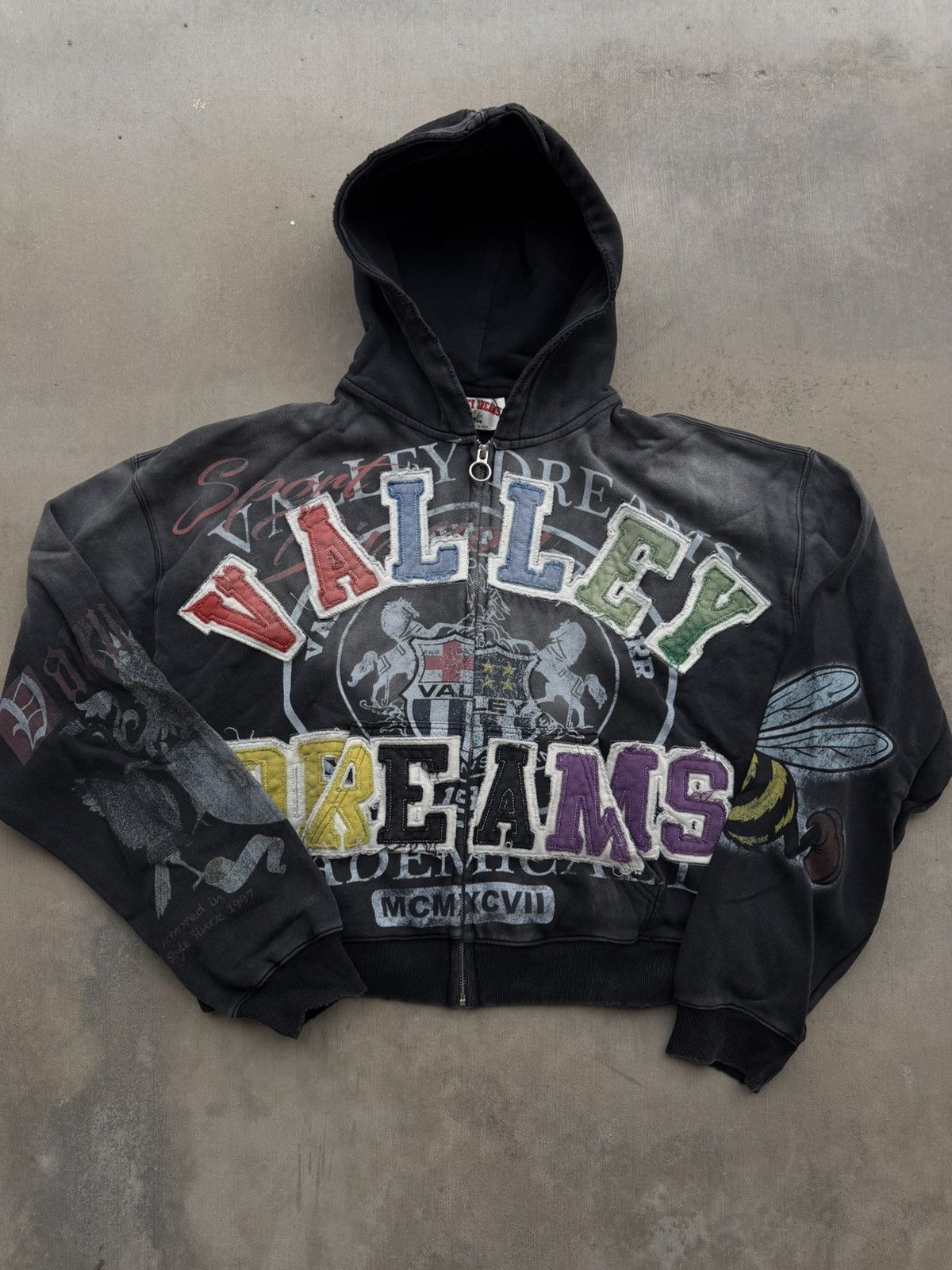 Vale Vale Forever Blasted Zip-Up Hoodie Size Medium NWT Size US M / EU 48-50 / 2 - 1 Thumbnail