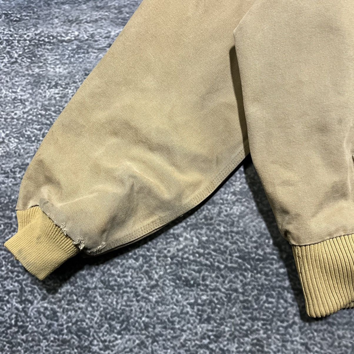 Carhartt VINTAGE CARHARTT TAN BROWN FADED JACKET HOODED WORKWEAR XXL Size US XXL / EU 58 / 5 - 5 Thumbnail