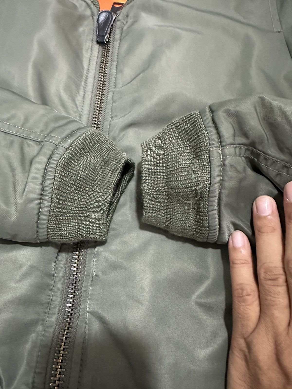 Avirex Vintage AVIREX MA-1 Flight Jacket Big Logo Design Avirex USA Size S / US 4 / IT 40 - 5 Thumbnail