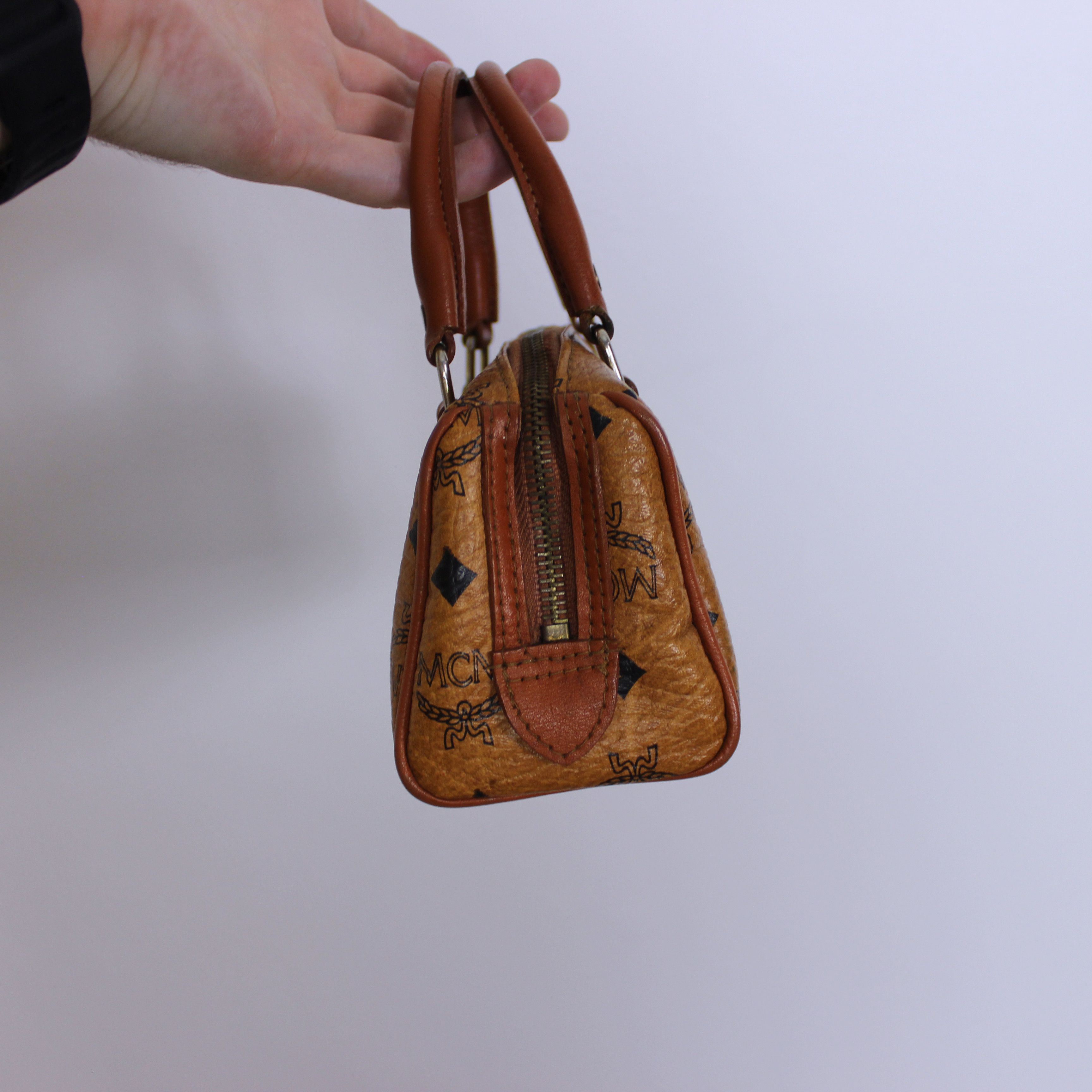 MCM Mcm bag mini small monogram leather 90s Size ONE SIZE - 5 Thumbnail