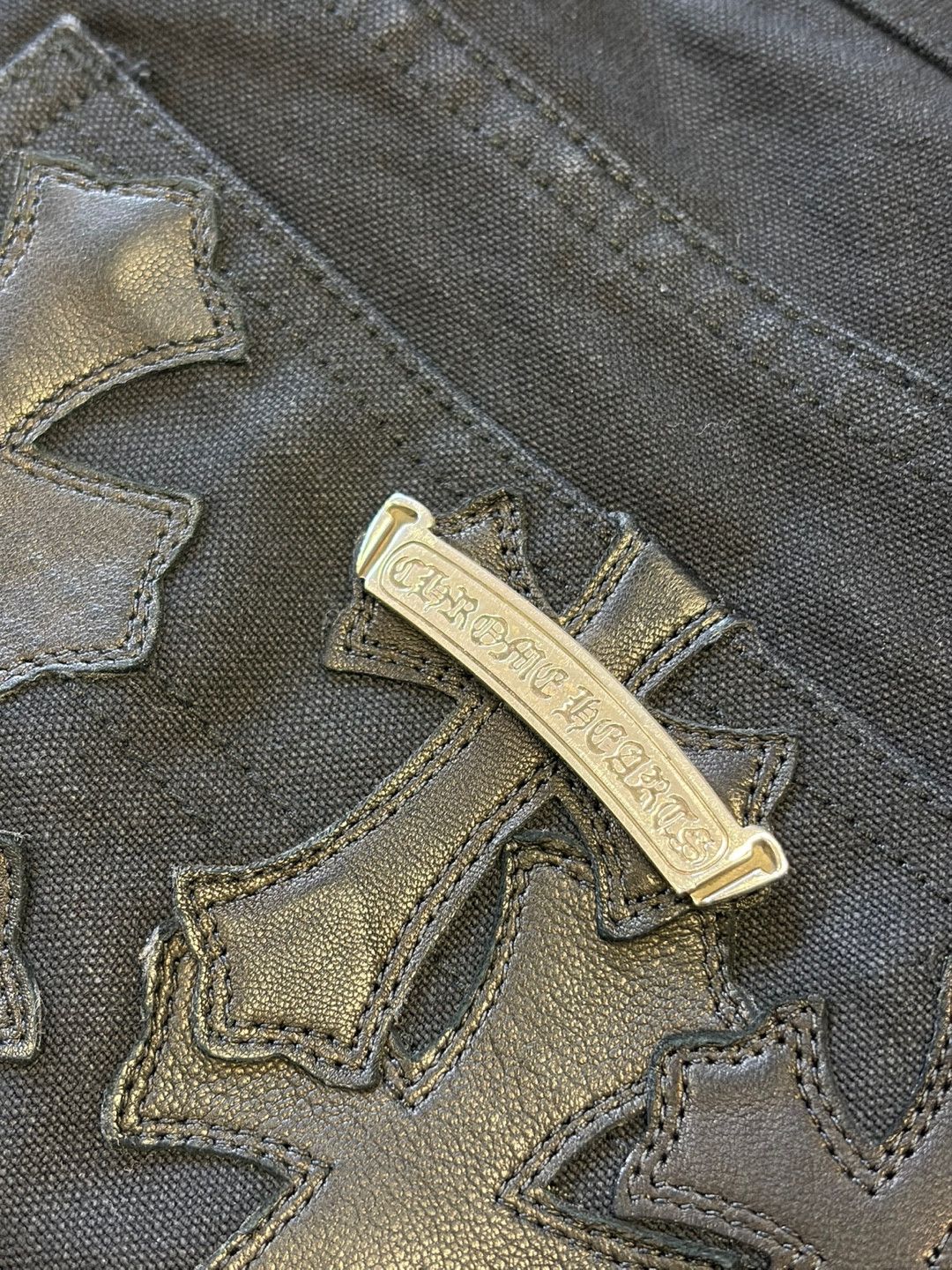 Chrome Hearts Chrome Hearts Flooded Patch Double Knee Carpenter Pants Size US 34 / EU 50 - 4 Thumbnail
