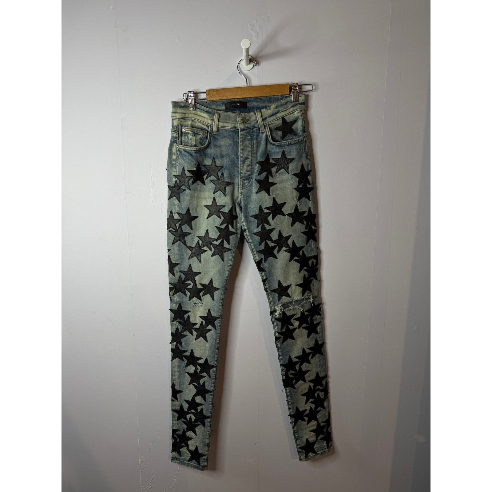 Amiri Amiri Chemist Black Star Jeans 30 Used Size US 30 / EU 46 - 1 Thumbnail