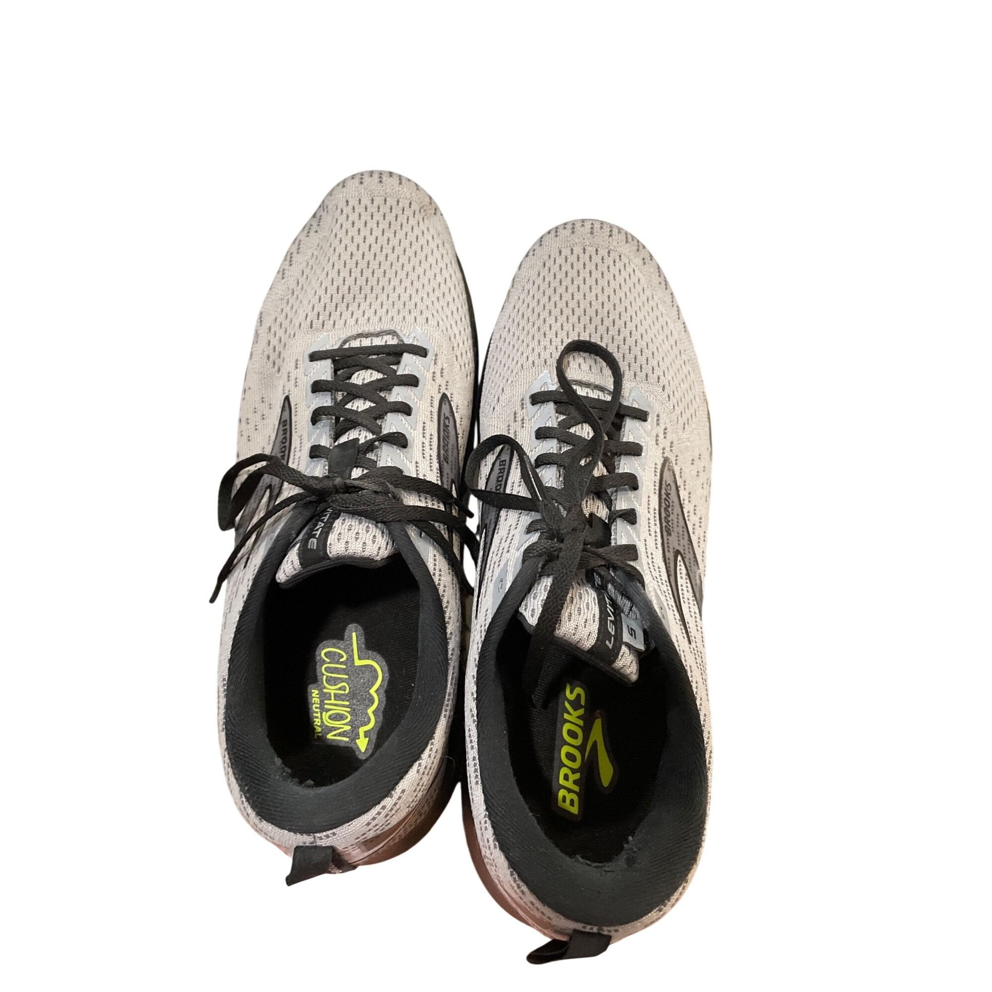 Brooks Brooks Levitate 5 mens gray black walking running sneakes sz Size US 13 / EU 46 - 15 Thumbnail