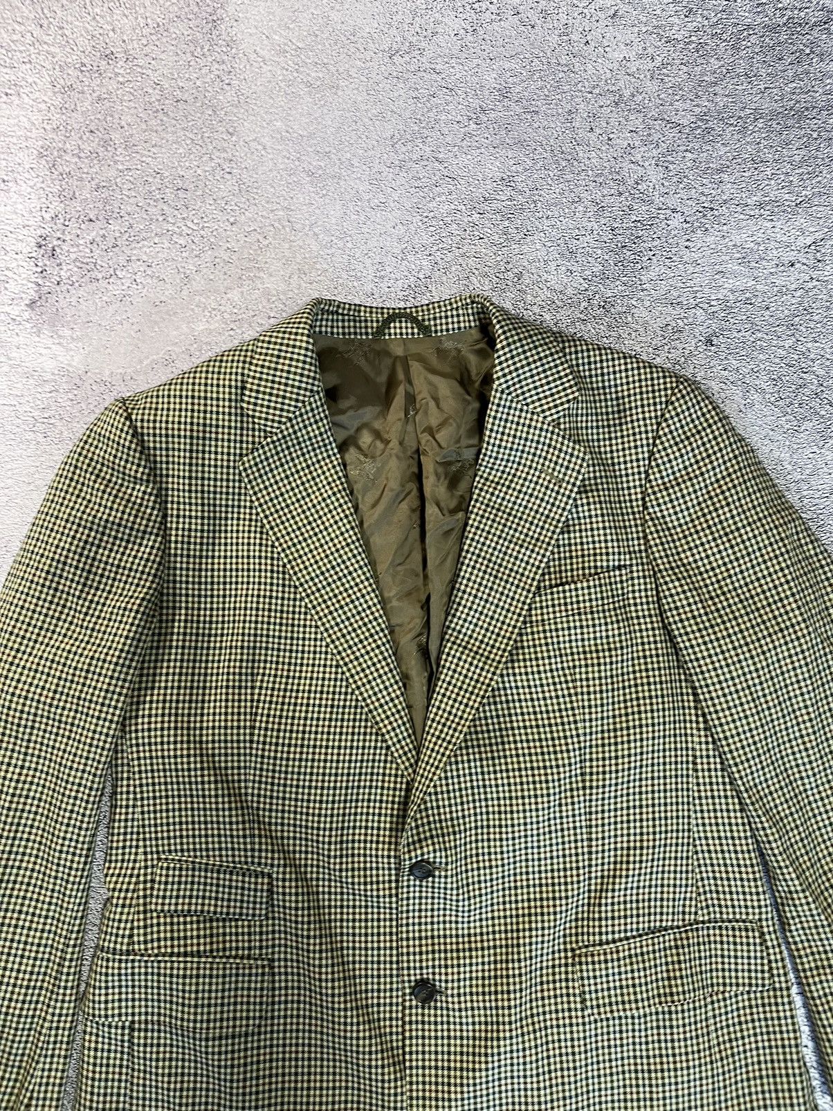 Burberry Burberrys Mens Blazer Jacket Striped Vintage Wool Size 56 Size 54L - 13 Thumbnail